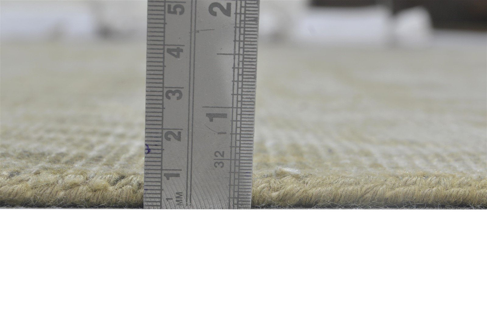 Grey Wool Rug 8' X 10' Modern Hand Knotted French Floral Large Carpet 7864168415381