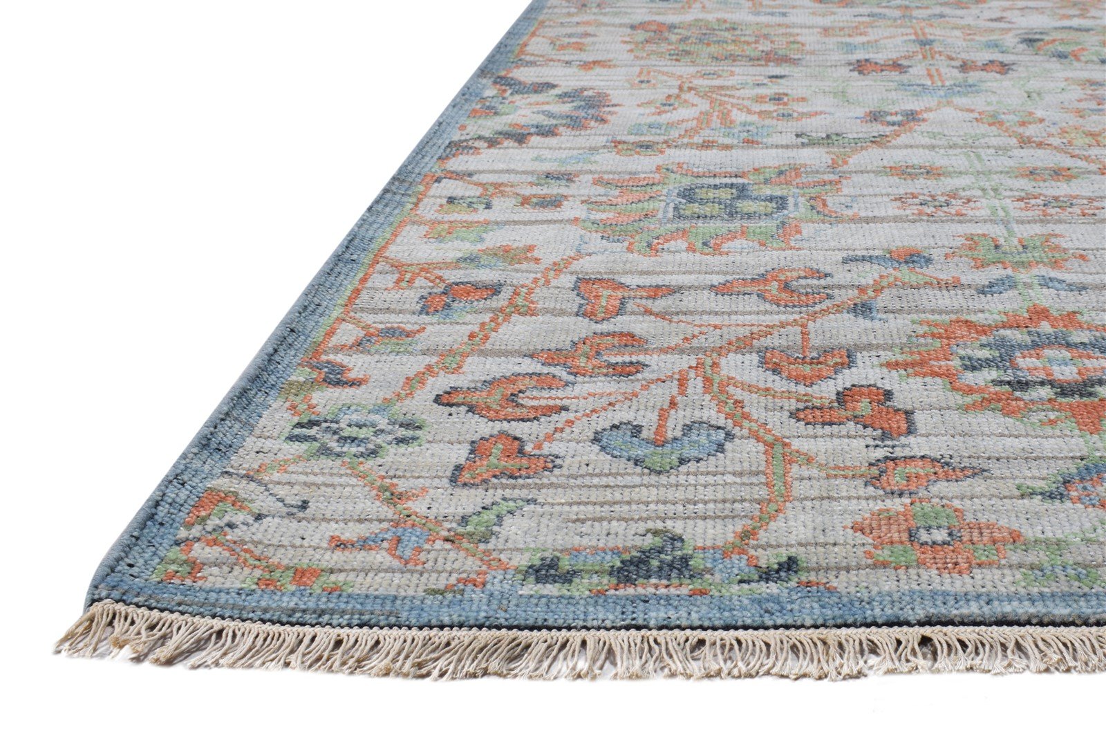 Grey Wool Rug 8' X 10' Persian Hand Knotted Kashan Oriental Large Carpet 7864677499029