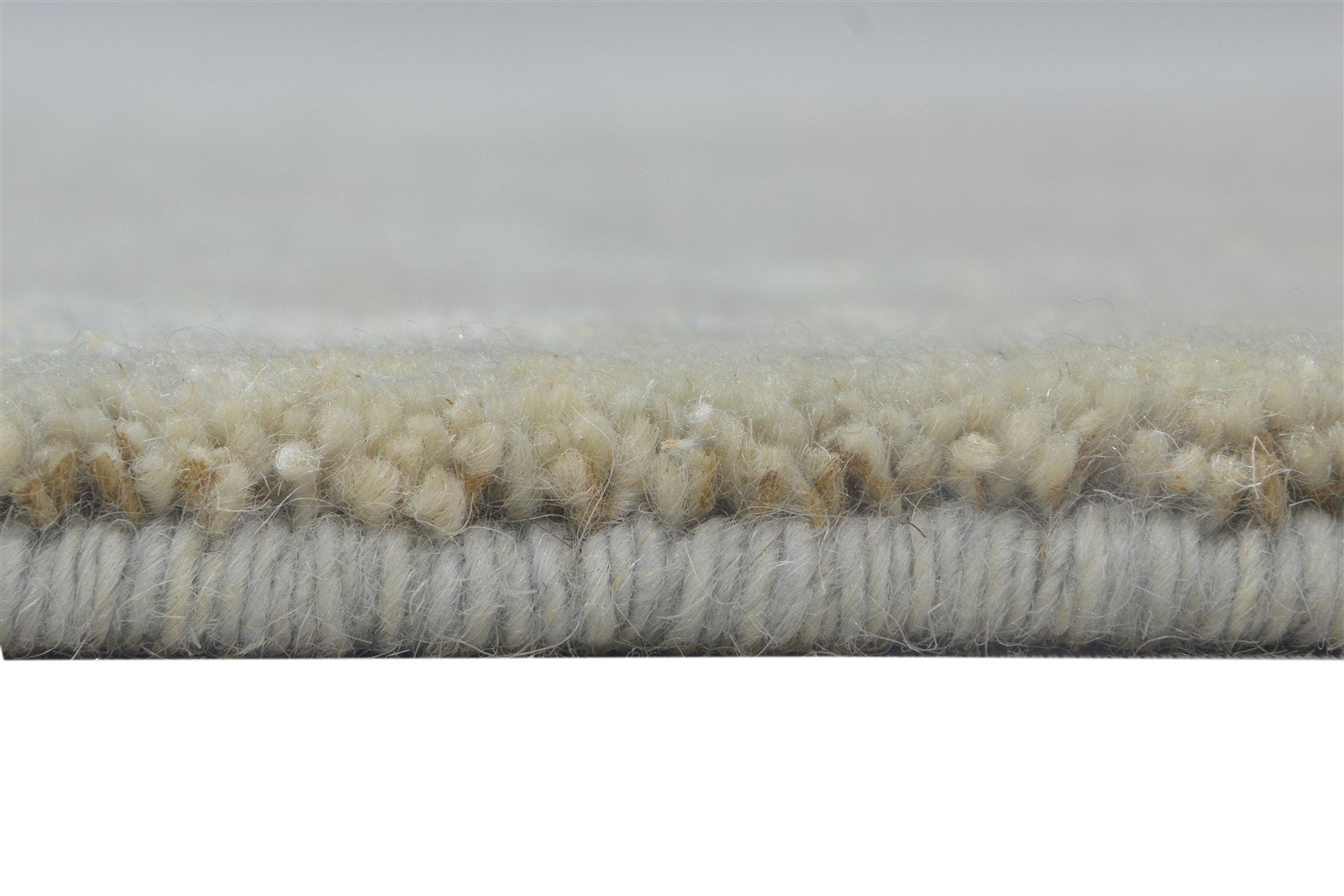 Grey Wool / Silk Rug 2X2 Modern Hand Knotted Scandinavian Solid Small Carpet 7864131649685
