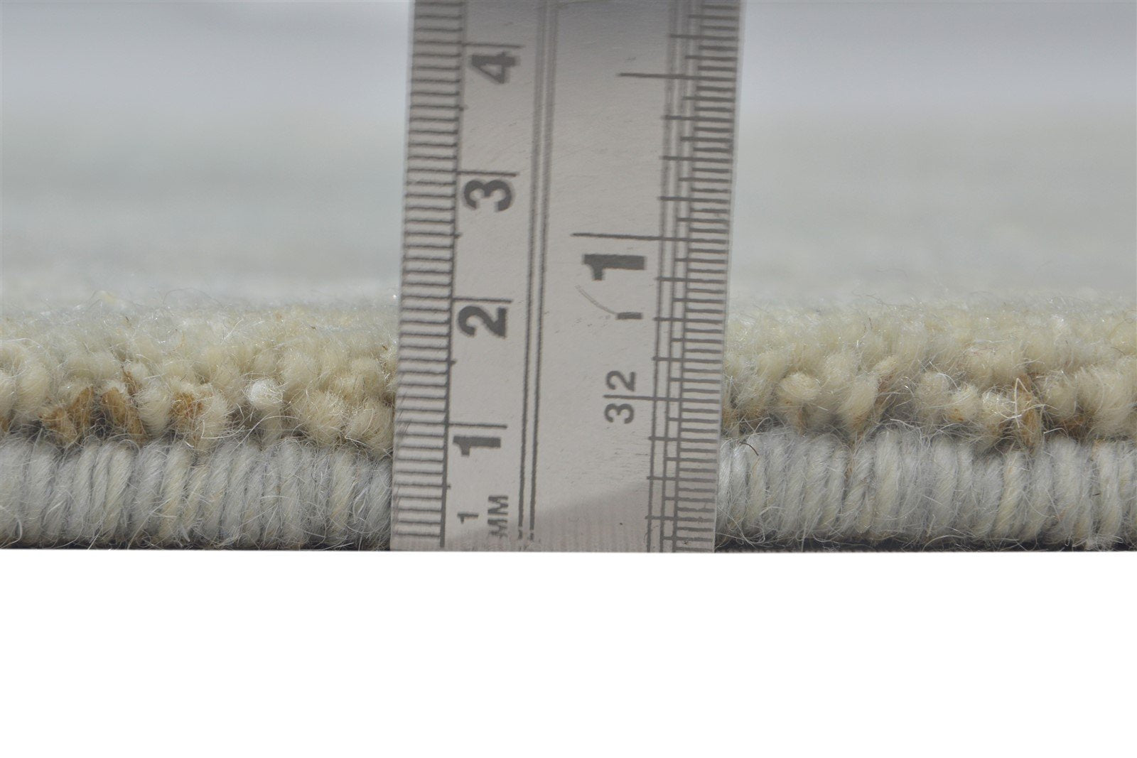 Grey Wool / Silk Rug 2X2 Modern Hand Knotted Scandinavian Solid Small Carpet 7864131649685