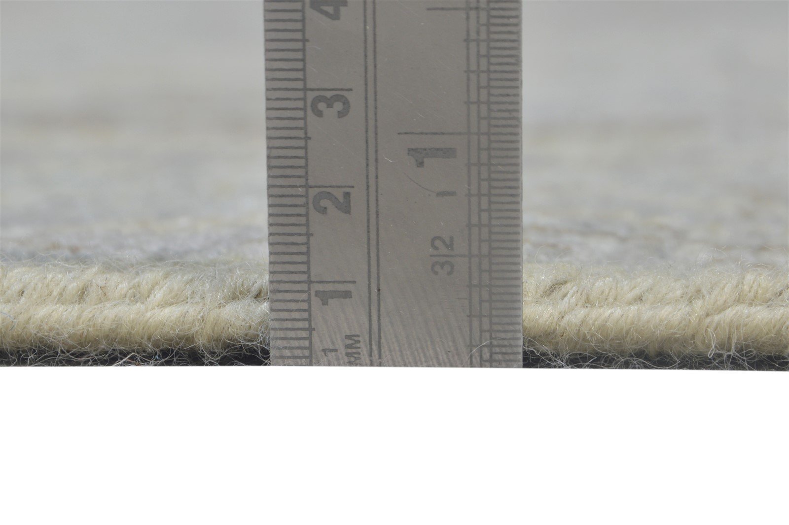 Grey Wool Silk Rug 5X8 Modern Hand Knotted American Abstract Room Size Carpet 7865145655445