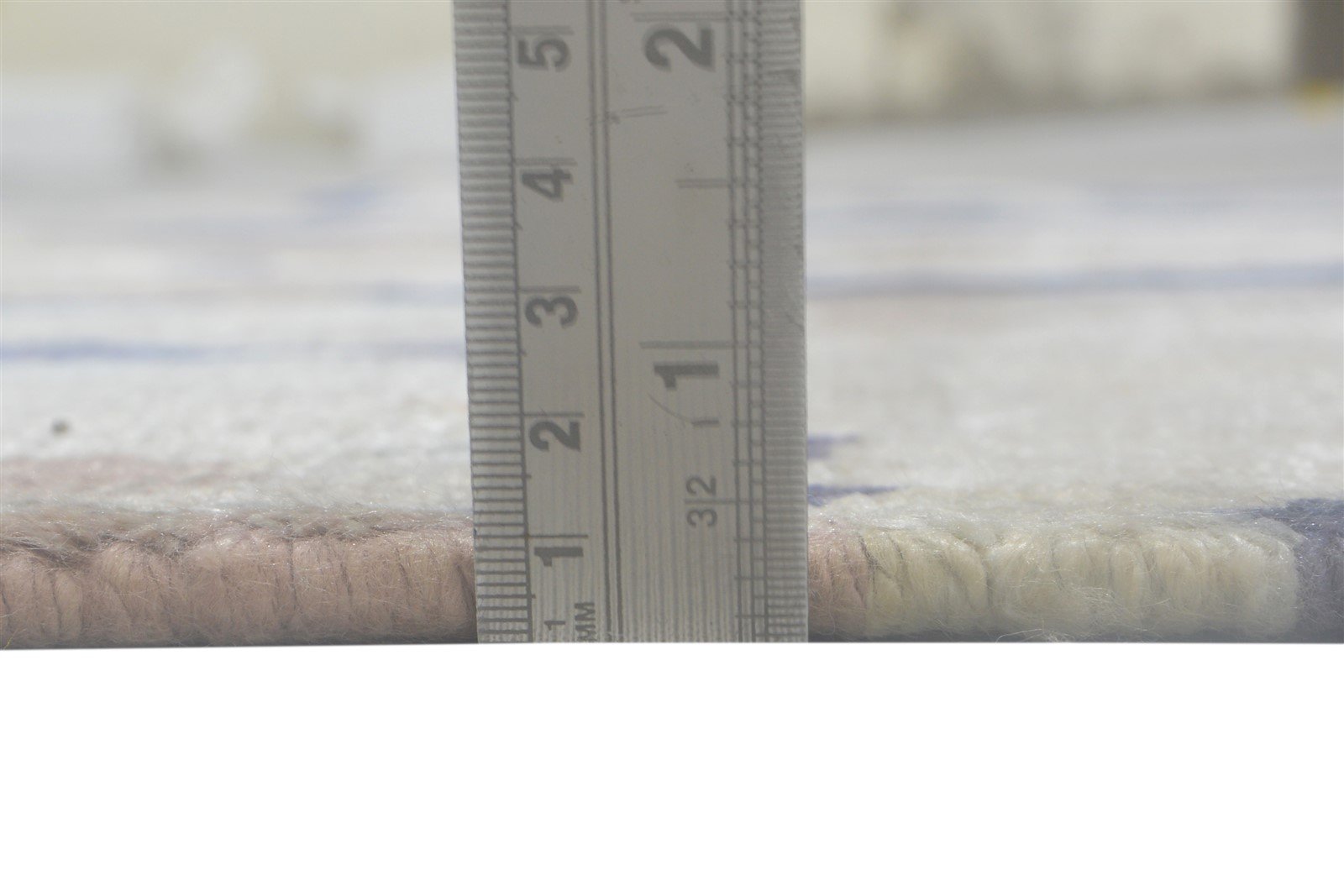 Grey Wool / Silk Rug 5X8 Modern Hand Knotted Indian Abstract Room Size Carpet 7864090460309