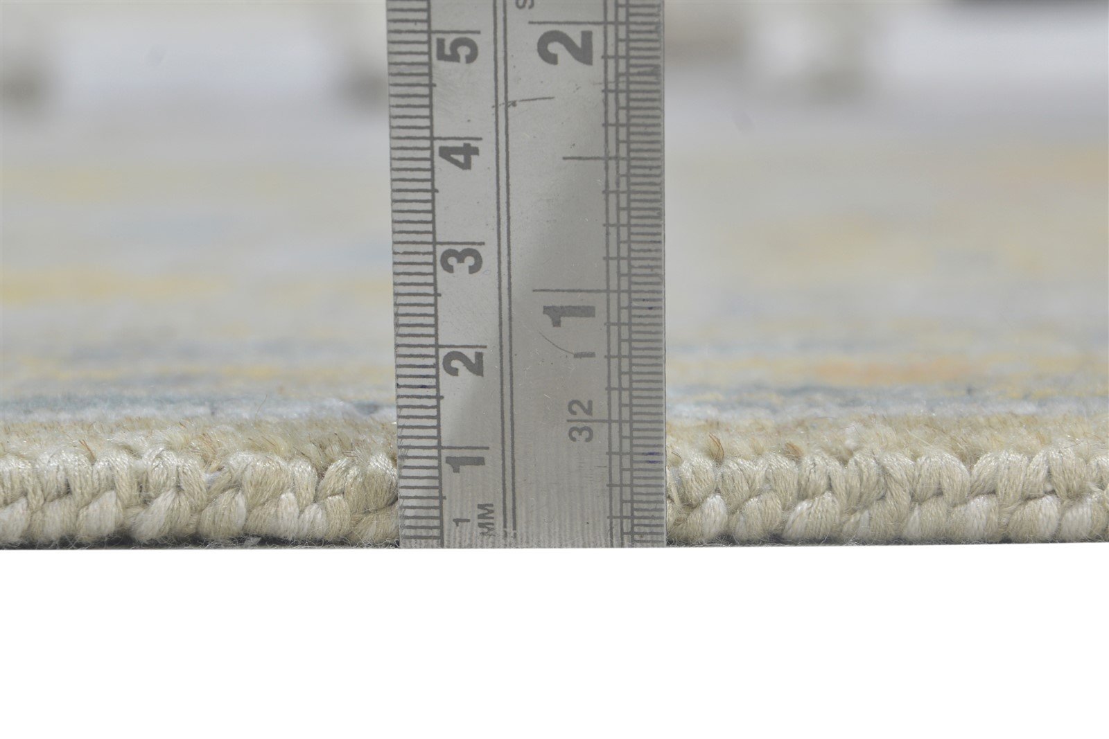 Grey Wool / Silk Rug 5X8 Persian Hand Knotted Oushak Oriental Room Size Carpet 7864157241493