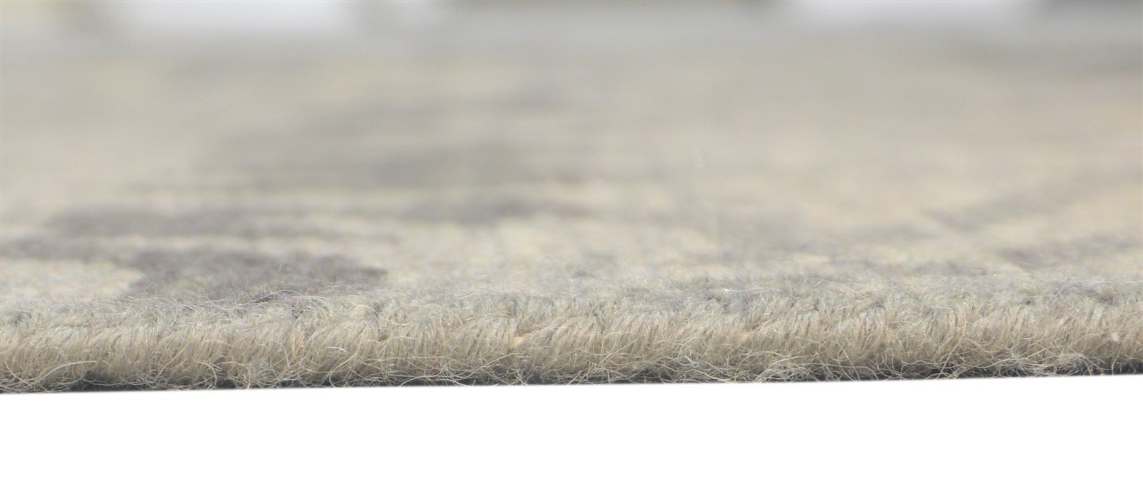 Grey Wool Silk Rug 6' X 9' Modern Hand Knotted Indian Floral Room Size Carpet 7864081711253