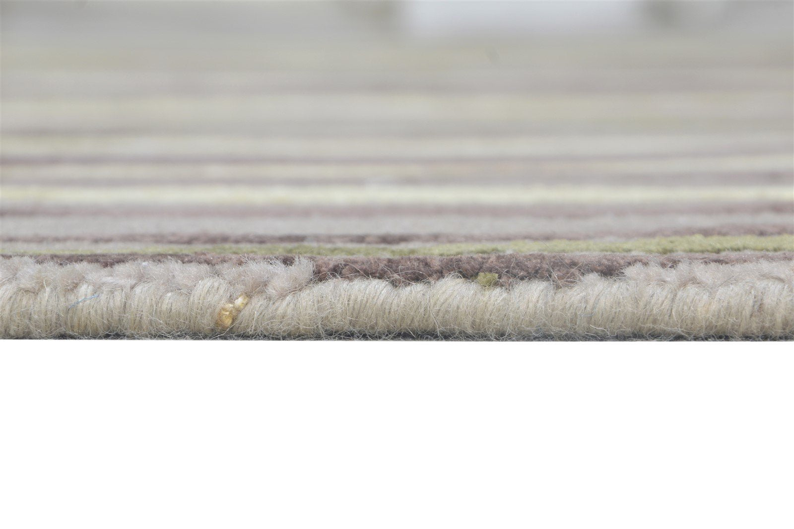 Grey Wool / Silk Rug 6X9 Modern Hand Knotted American Swirls Room Size Carpet 7865066979477