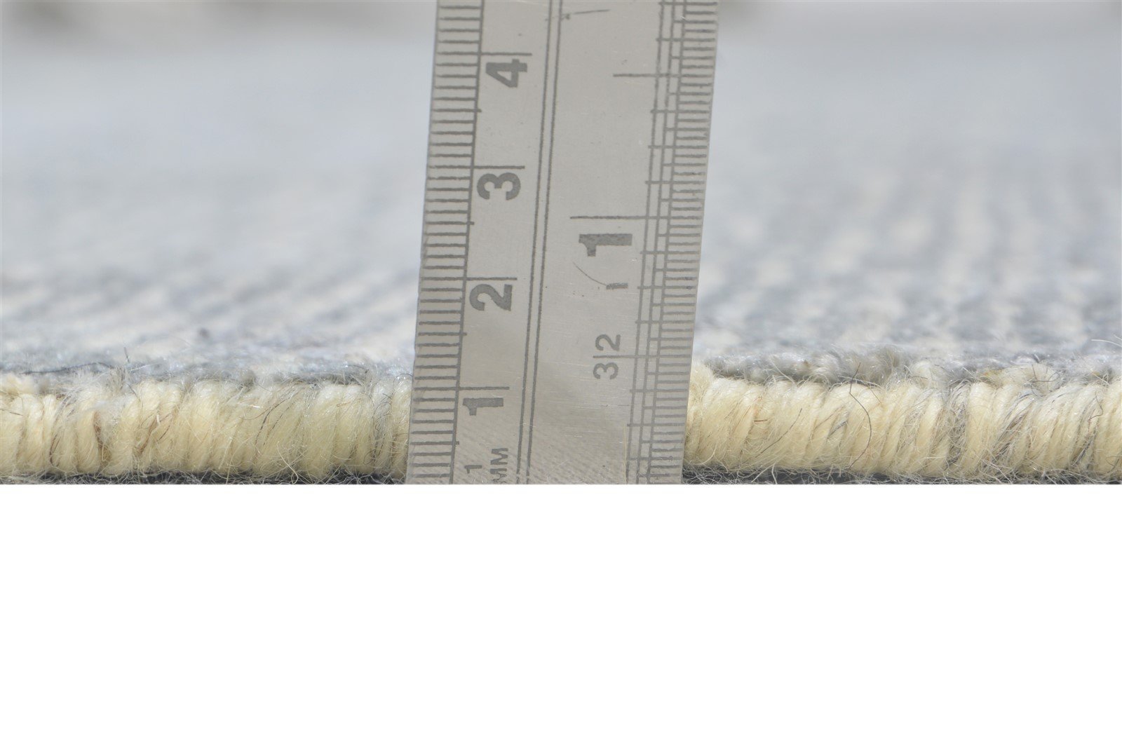 Grey Wool / Silk Rug 8X10 Modern Hand Knotted Scandinavian Solid Large Carpet 7864575885461