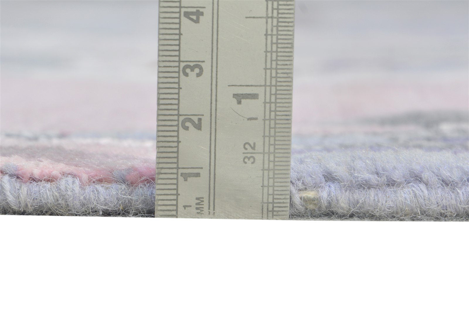 Grey Wool / Silk Rug 9' X 12' Modern Hand Knotted Indian Abstract Large Carpet 7864577949845