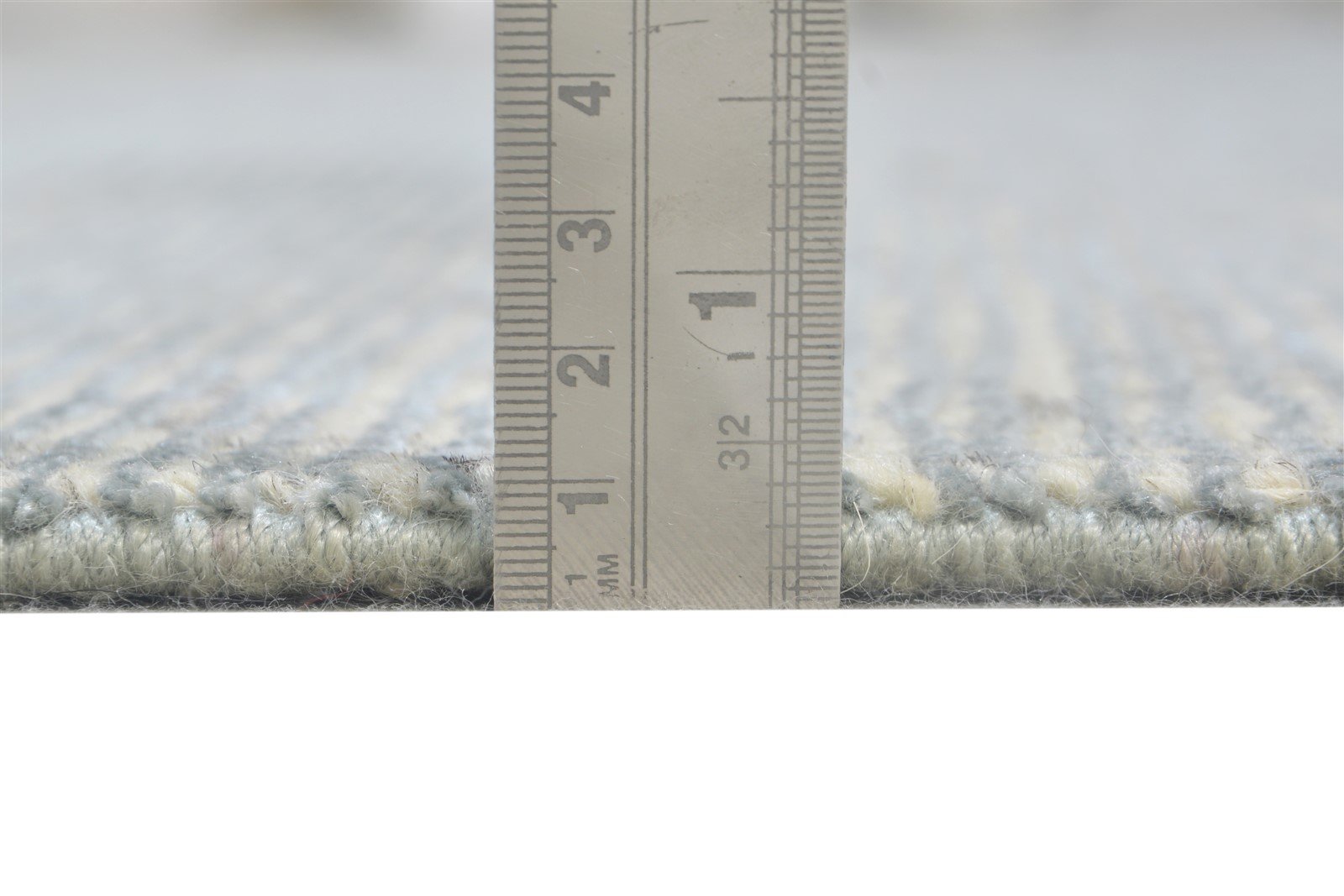 Grey Wool / Silk Rug 9X12 Modern Hand Knotted Scandinavian Solid Large Carpet 7864579031189