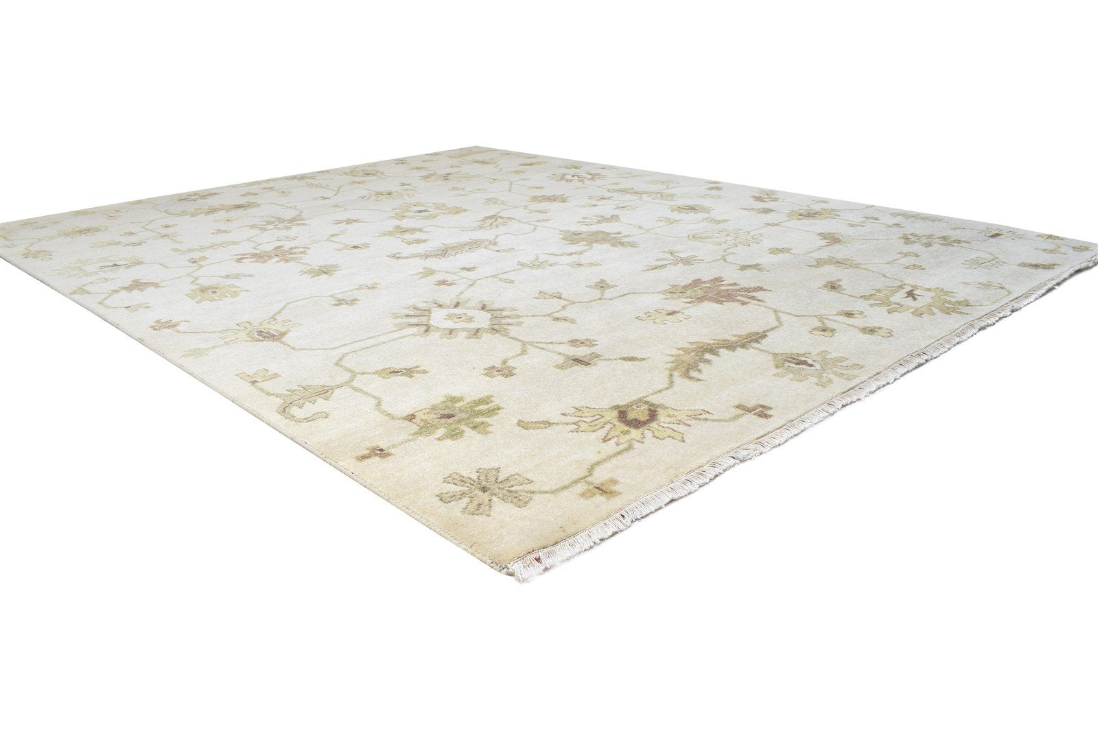 Gunilla 8' X 9' Rug Wool Sand Persian Hand Knotted Kashan Oriental   7864496816277