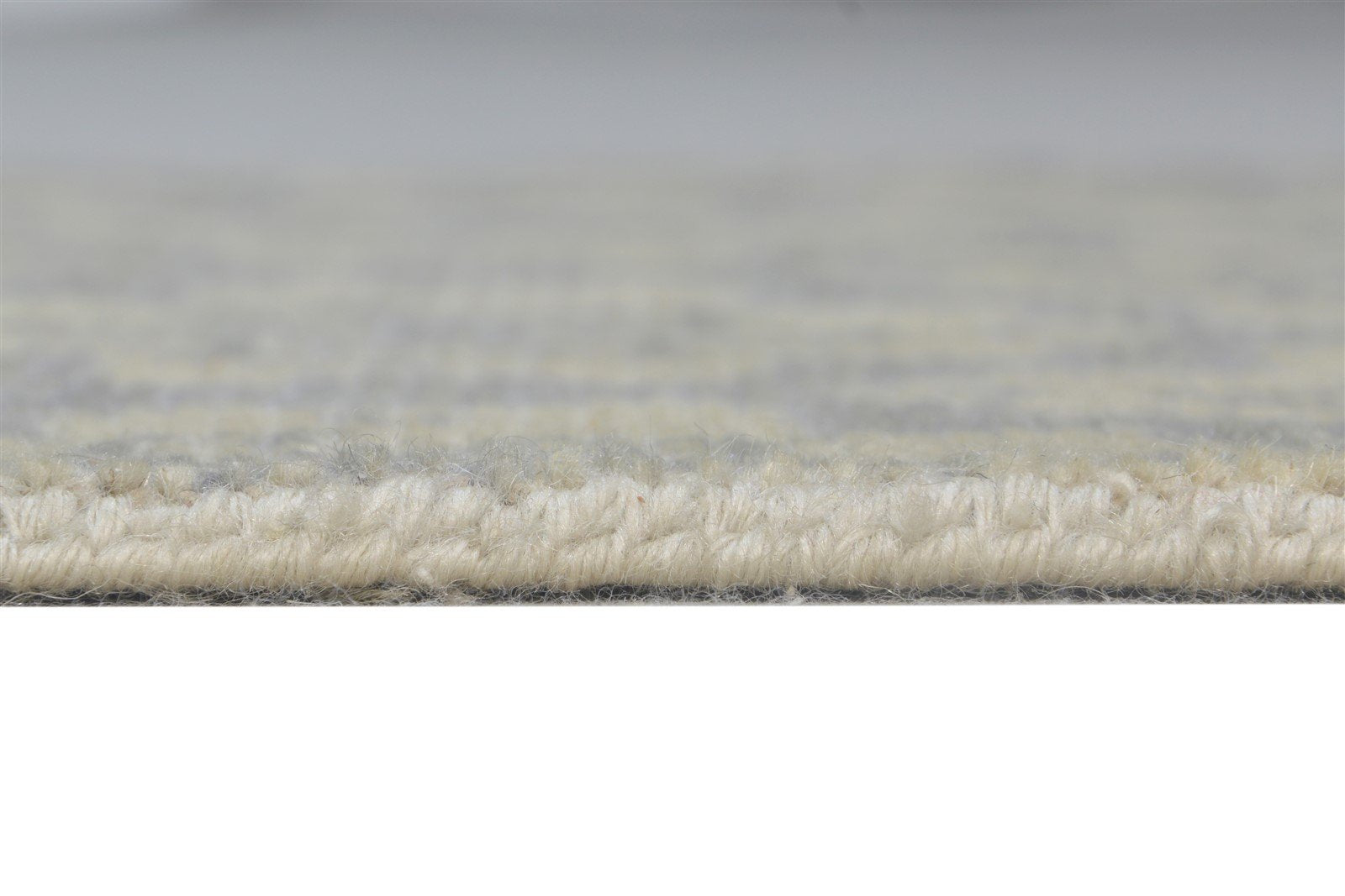 Hand Knotted Beige Wool Rug 2' X 2' Modern Moroccan Trellis Small Carpet 7865143459989