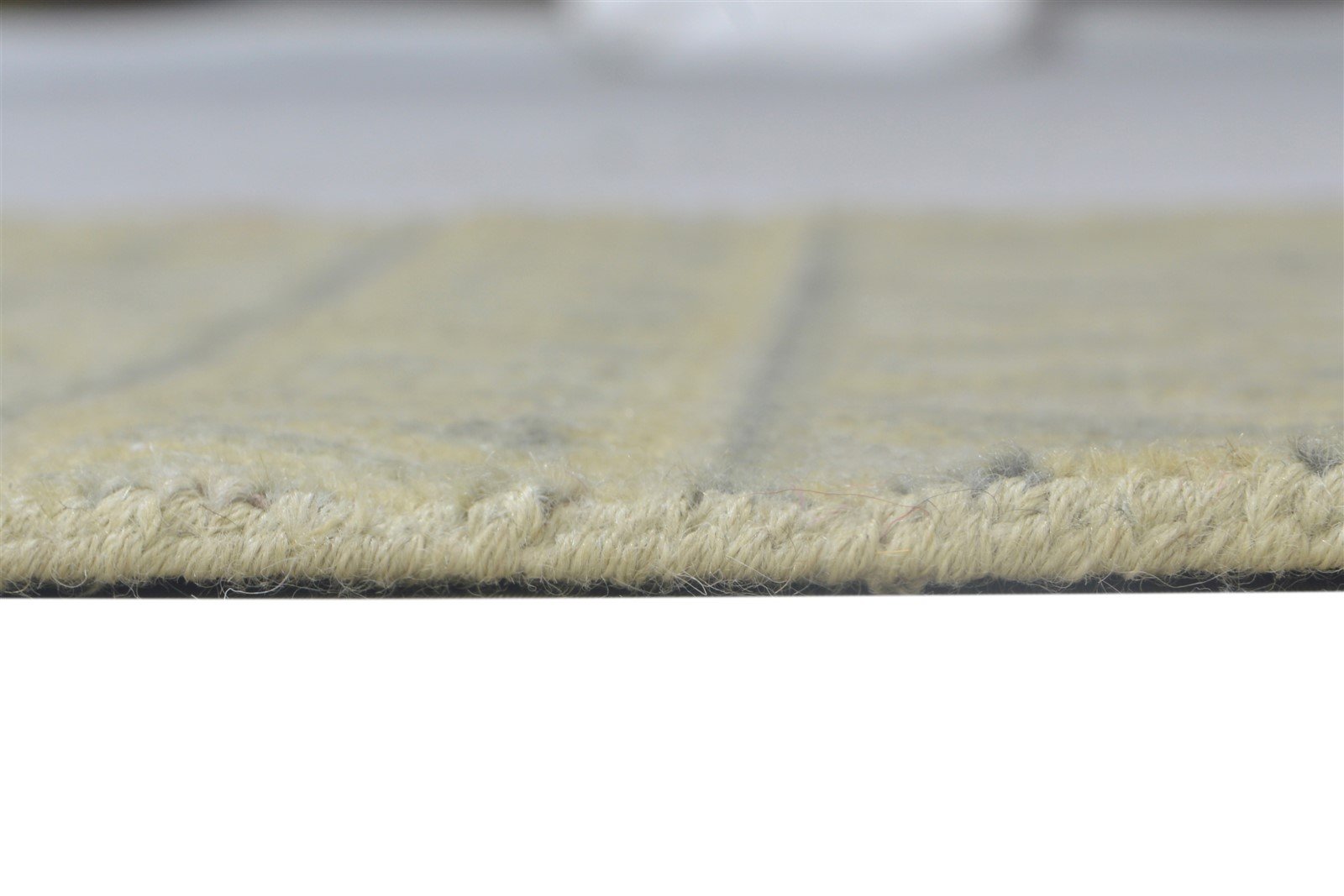 Hand Knotted Beige Wool Rug 2' X 2' Persian Oushak Oriental Small Carpet 7864120148117