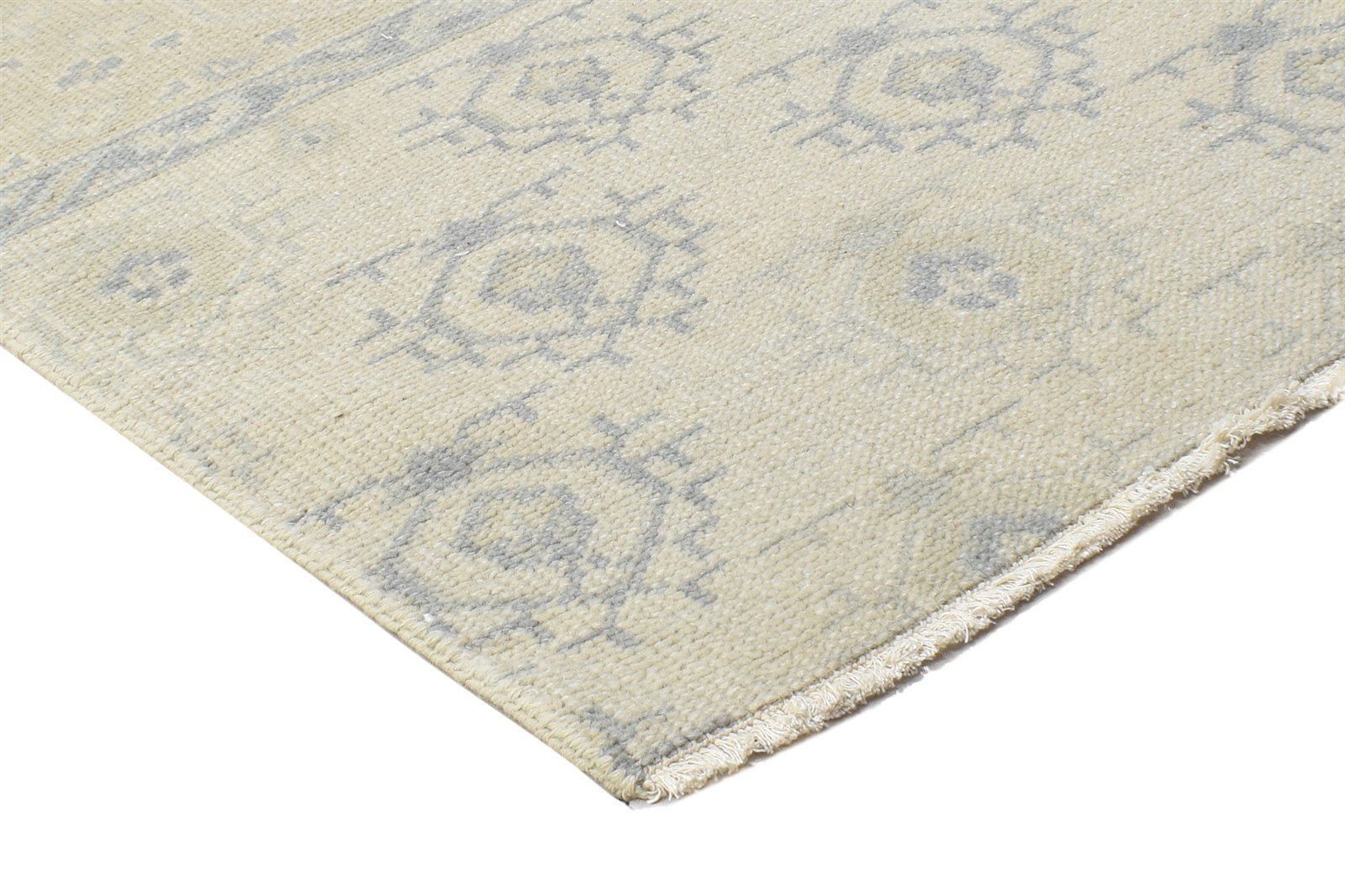 Hand Knotted Beige Wool Rug 2' X 3' Persian Bokhara Oriental Small Carpet 7864122409109