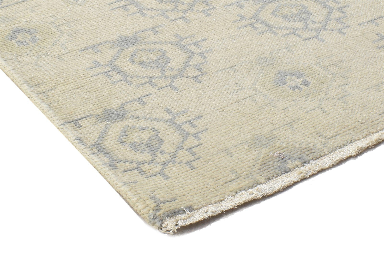 Hand Knotted Beige Wool Rug 2' X 3' Persian Bokhara Oriental Small Carpet 7864122540181