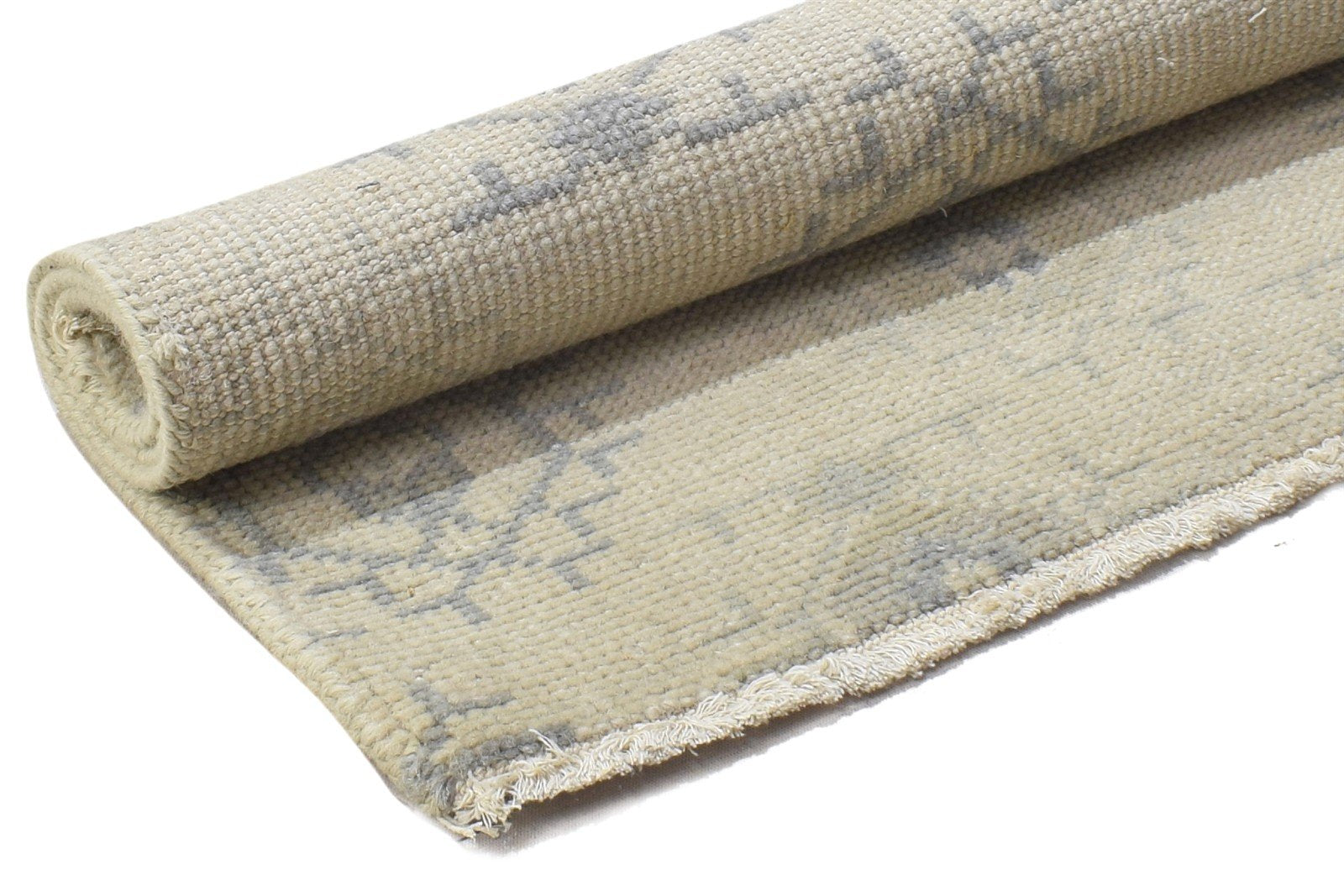 Hand Knotted Beige Wool Rug 2' X 3' Persian Bokhara Oriental Small Carpet 7864122540181