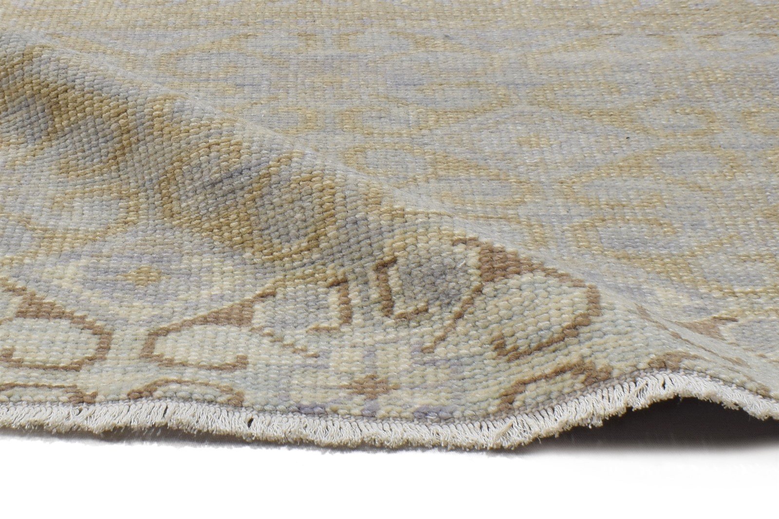 Hand Knotted Beige Wool Rug 2' X 3' Persian Bokhara Oriental Small Carpet 7864117985429