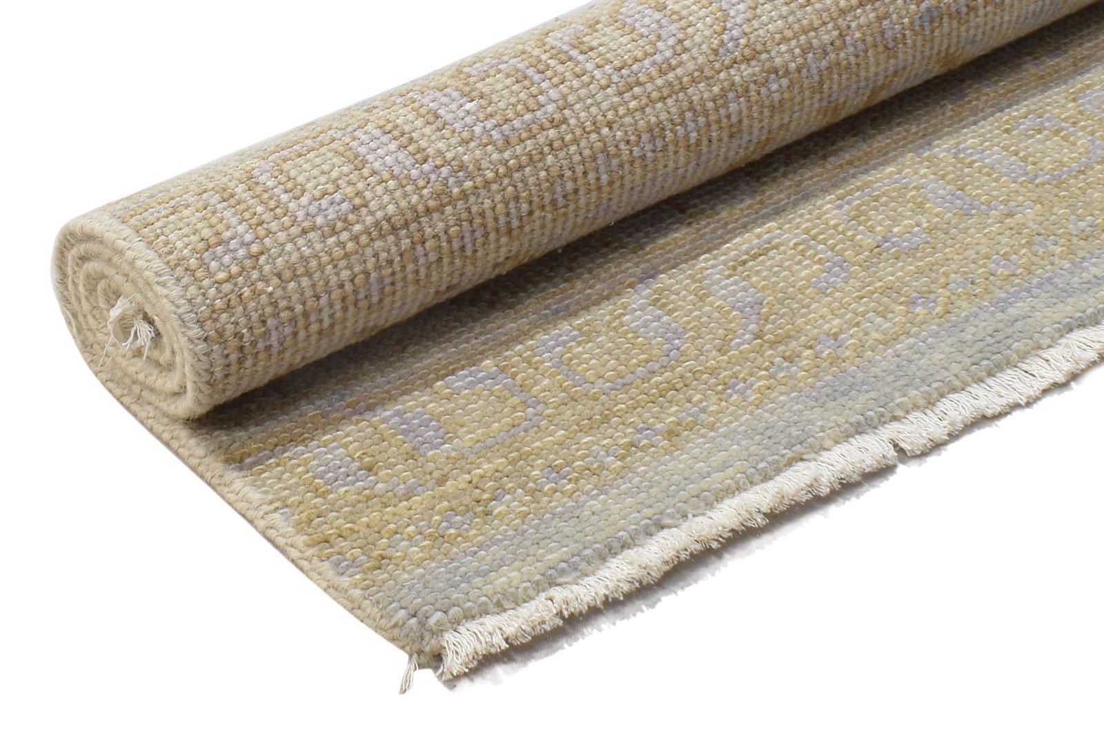 Hand Knotted Beige Wool Rug 2' X 3' Persian Bokhara Oriental Small Carpet 7864117985429