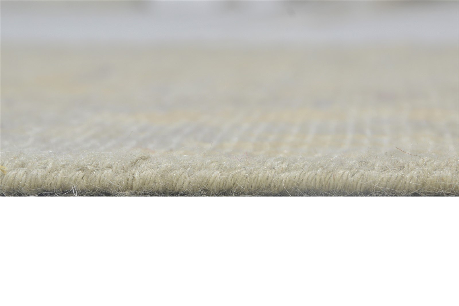 Hand Knotted Beige Wool Rug 3' X 3' Persian Oushak Oriental Small Carpet 7864861098133