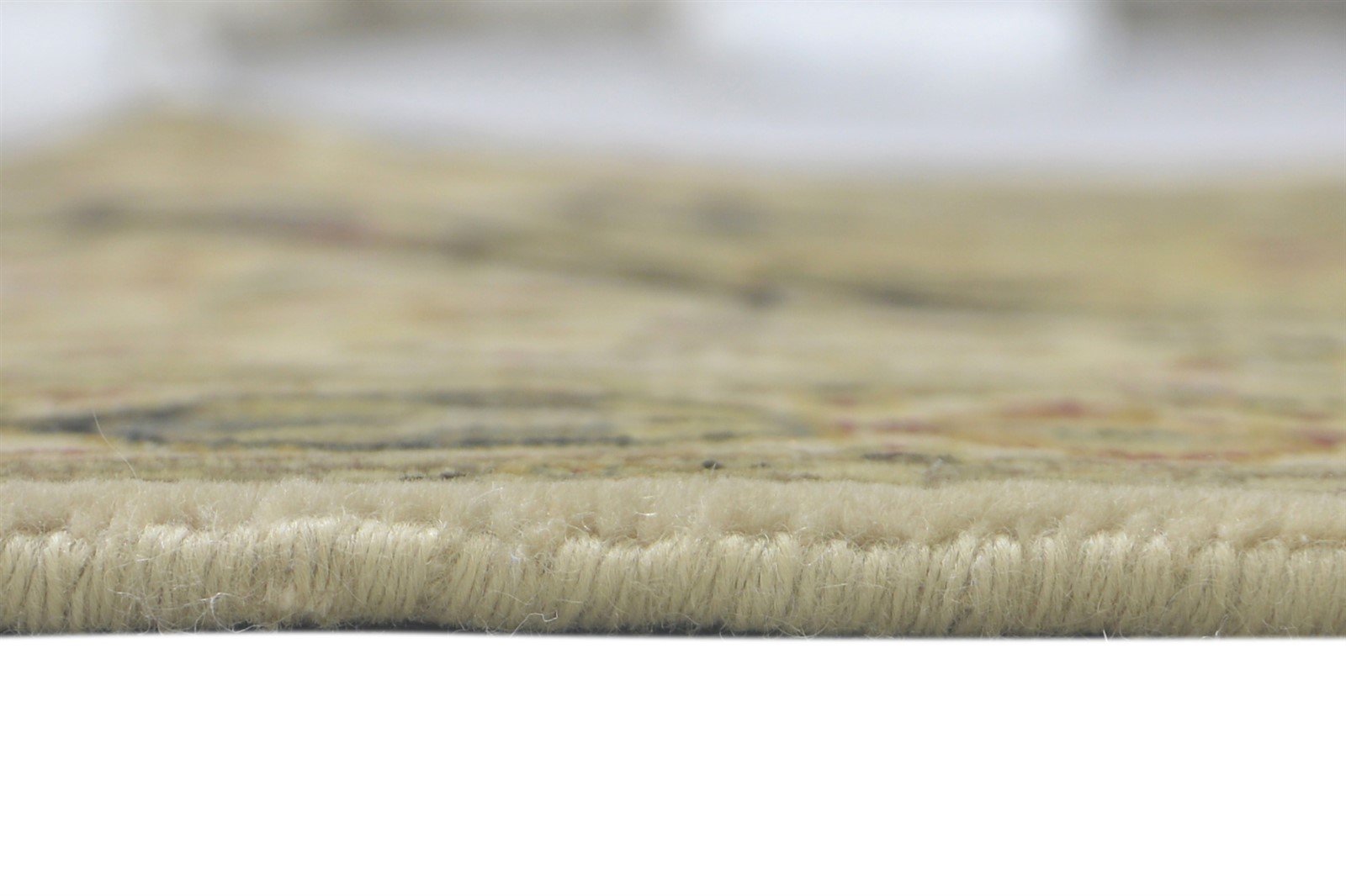 Hand Knotted Beige Wool Rug 3' X 5' Persian Nain Oriental Small Carpet 7860693565589