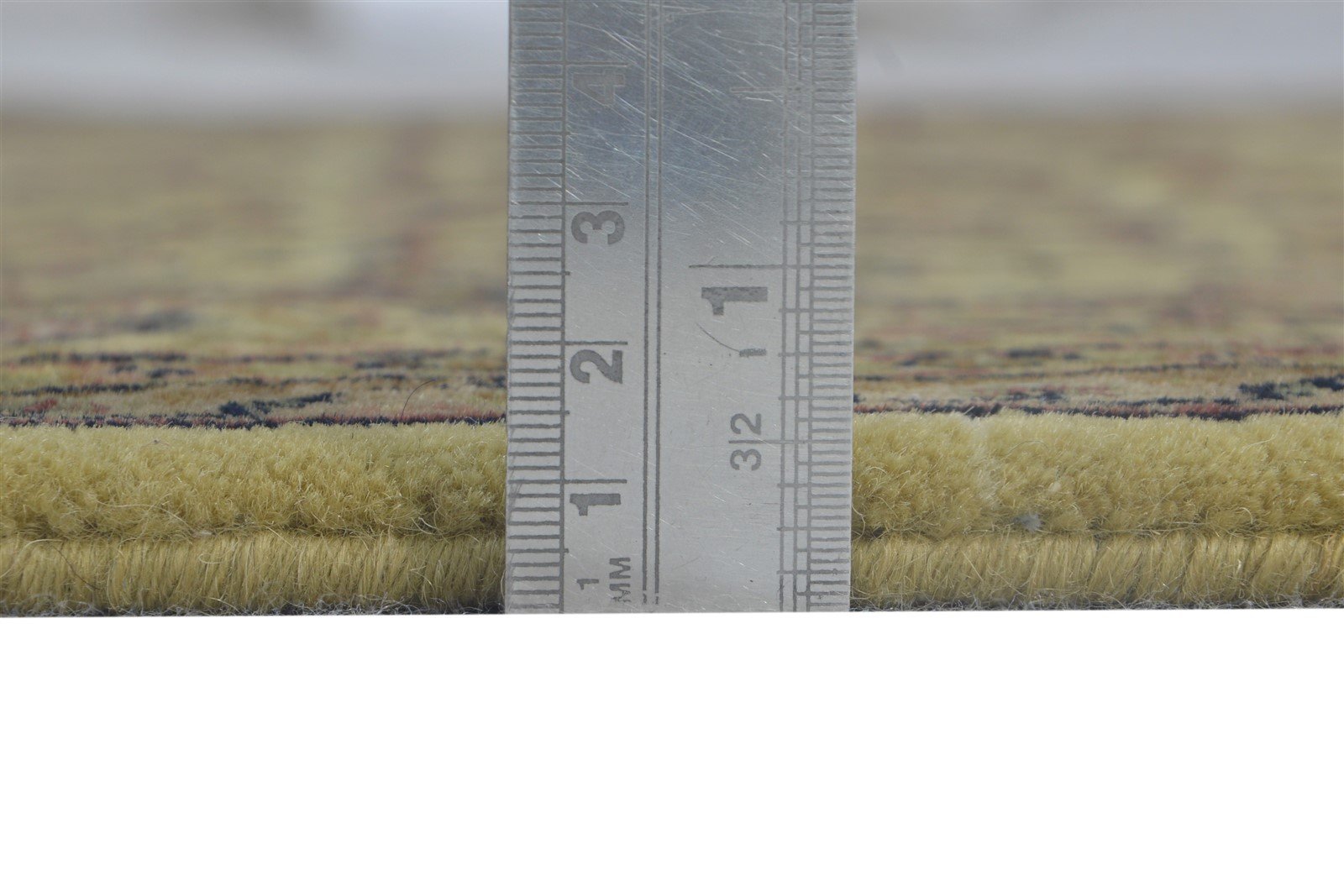 Hand Knotted Beige Wool Rug 4' X 6' Persian Bijar Oriental Room Size Carpet 7864667275413