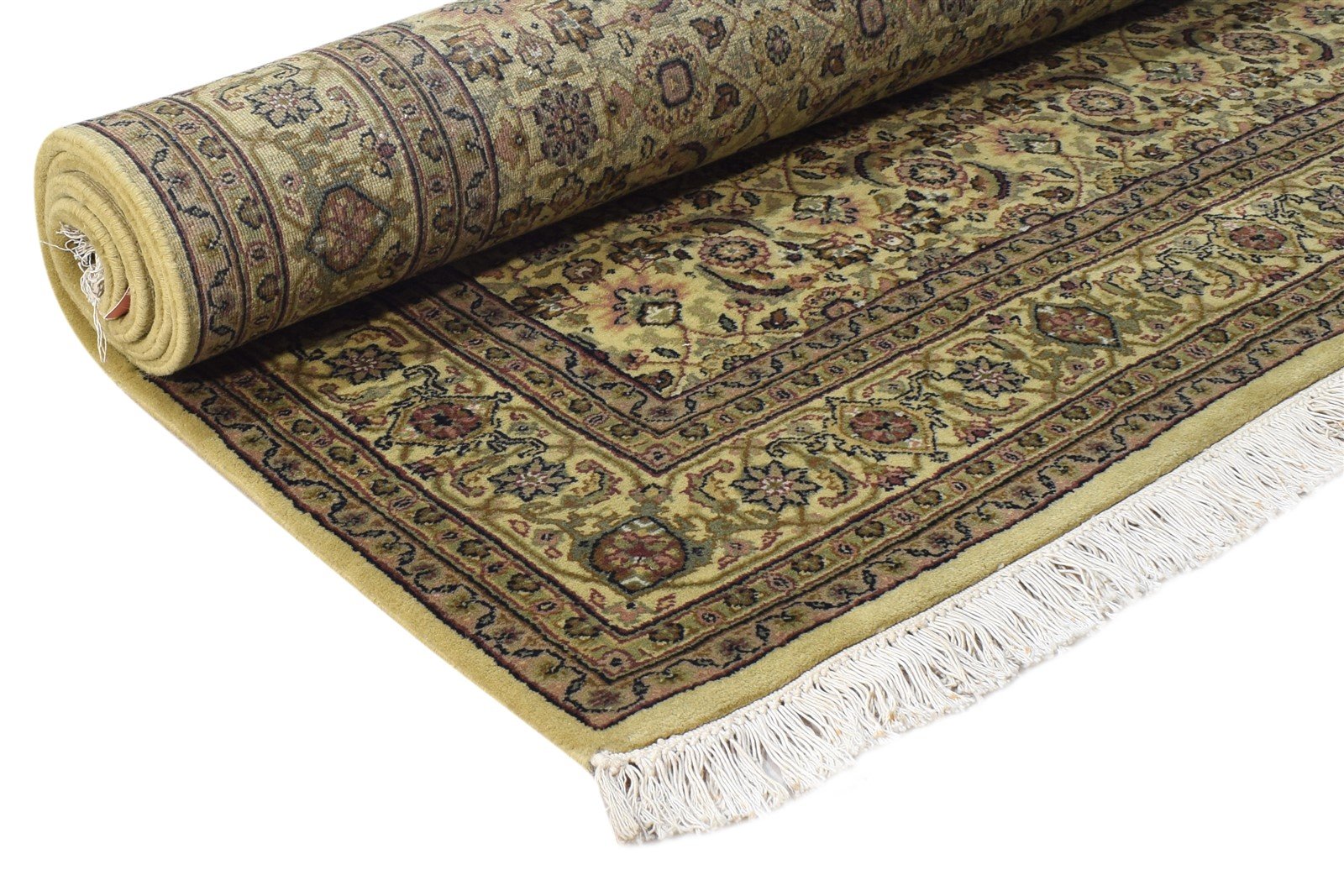 Hand Knotted Beige Wool Rug 4' X 6' Persian Bijar Oriental Room Size Carpet 7864667275413