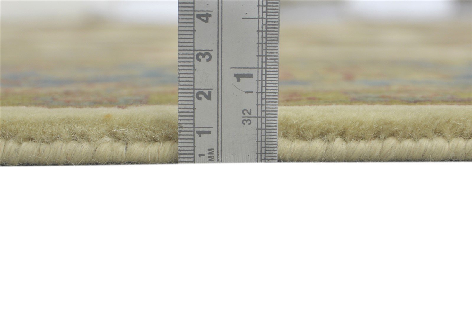 Hand Knotted Beige Wool Rug 8' X 10' Persian Agra Oriental Large Carpet 7860694384789