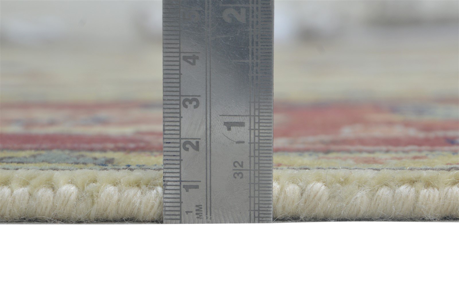 Hand Knotted Beige Wool Rug 9' X 12' Persian Kashan Oriental Large Carpet 7864195580053