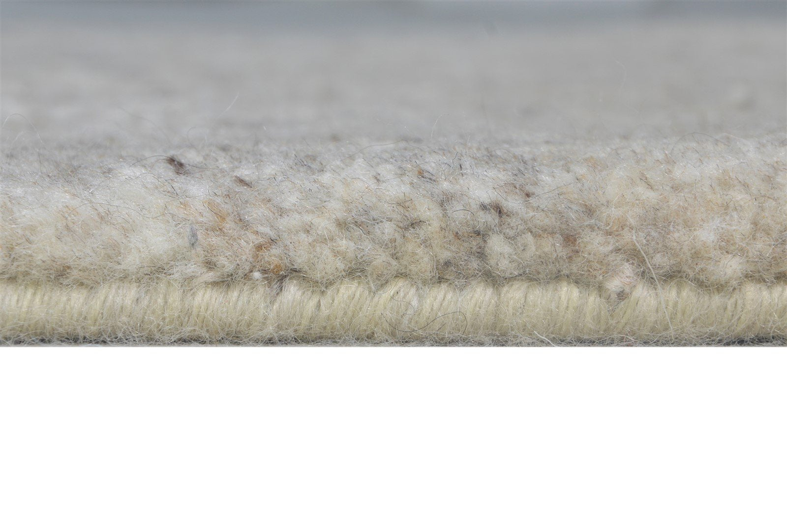 Hand Knotted Beige Wool Silk Rug 2' X 3' Shag Moroccan Diamond Small Carpet 7865143296149