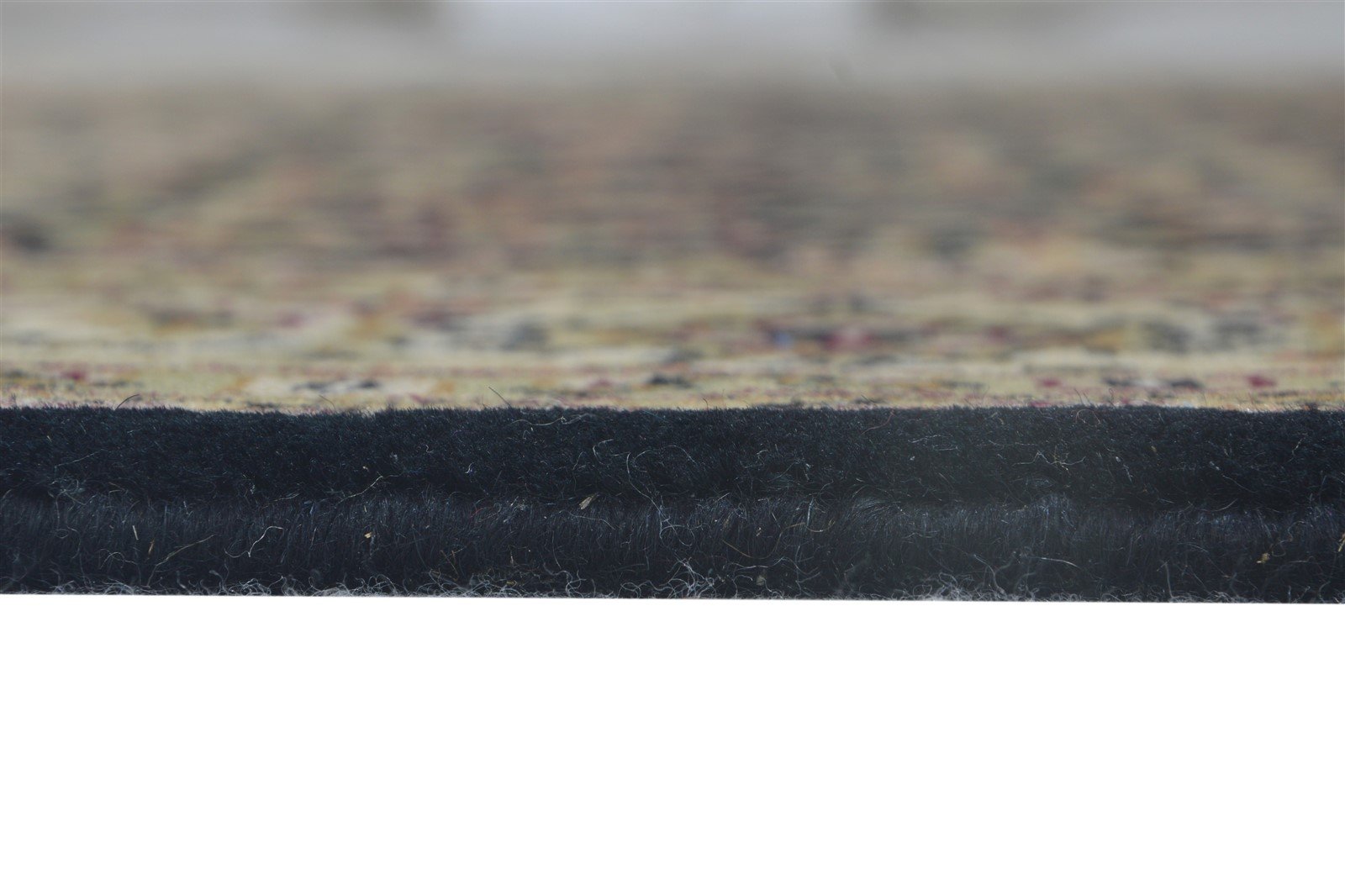Yolane Hand Knotted Black Wool Rug 5' X 8' Persian Tabriz Oriental 7864659247253