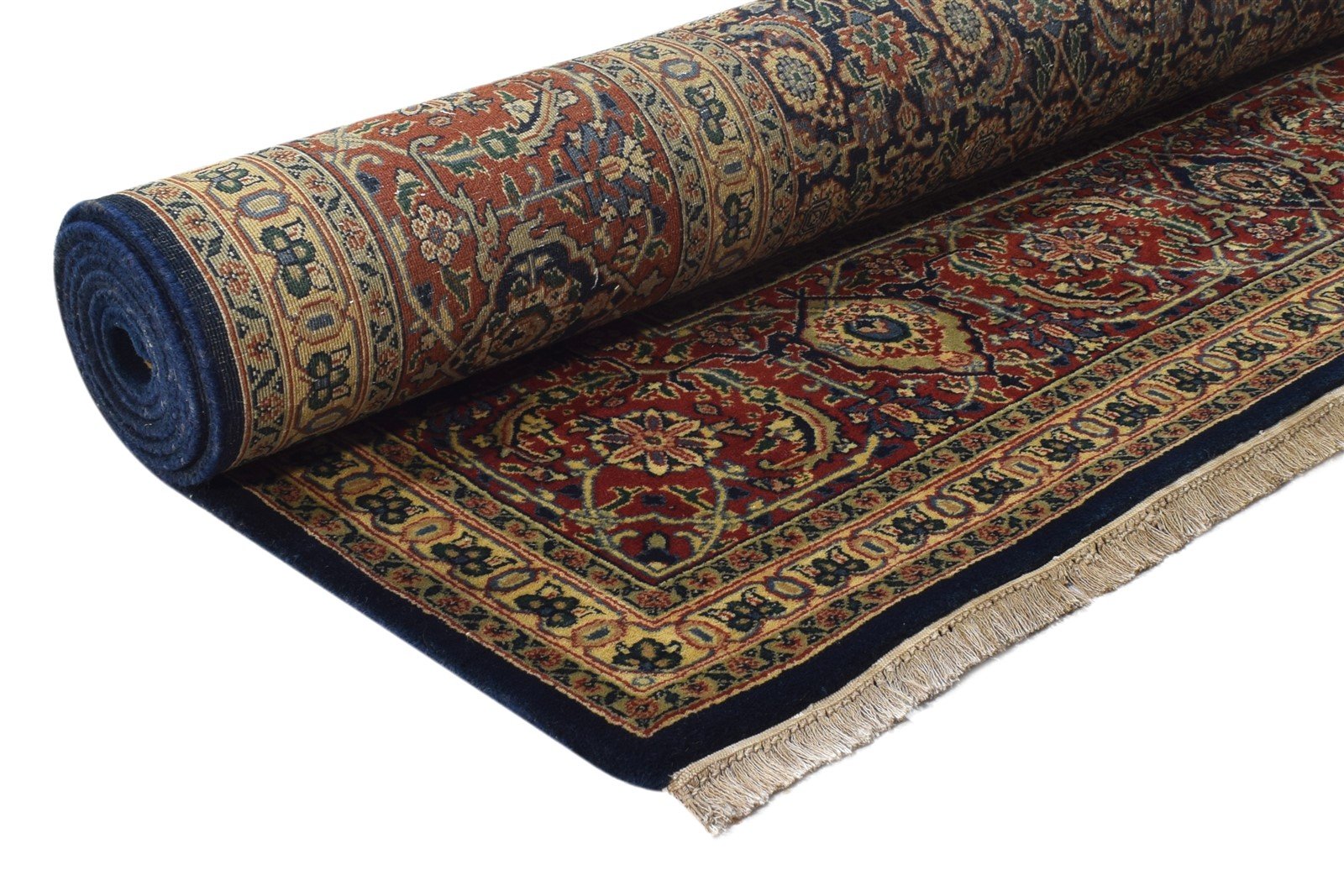 Hand Knotted Black Wool Rug 8' X 10' Persian Bijar Oriental Large Carpet 7864638406805