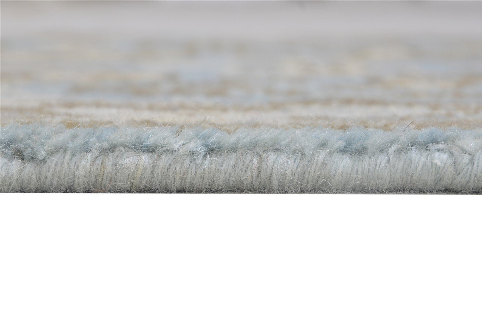 Hand Knotted Blue Wool Rug 2'6 X 8' Persian Oushak Oriental Small Runner 7864832852117