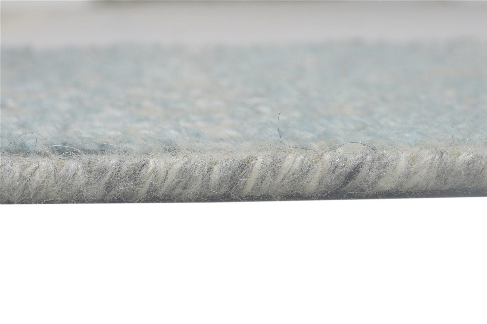 Hand Knotted Blue Wool Silk Rug 2X3 Modern Scandinavian Trellis Small Carpet 7864087314581