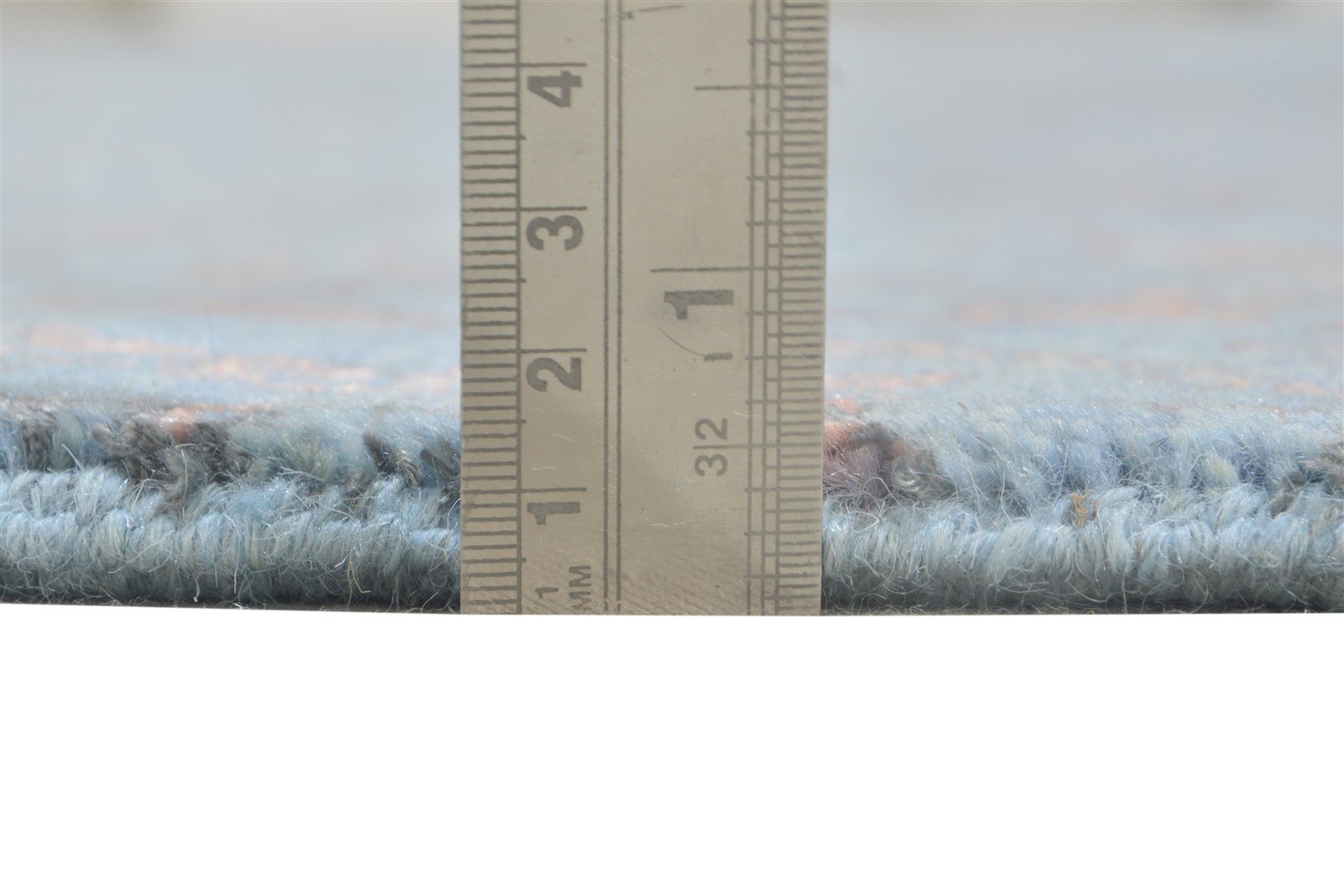 Hand Knotted Blue Wool / Silk Rug 9X12 Modern American Abstract Extra Large 7864622350485