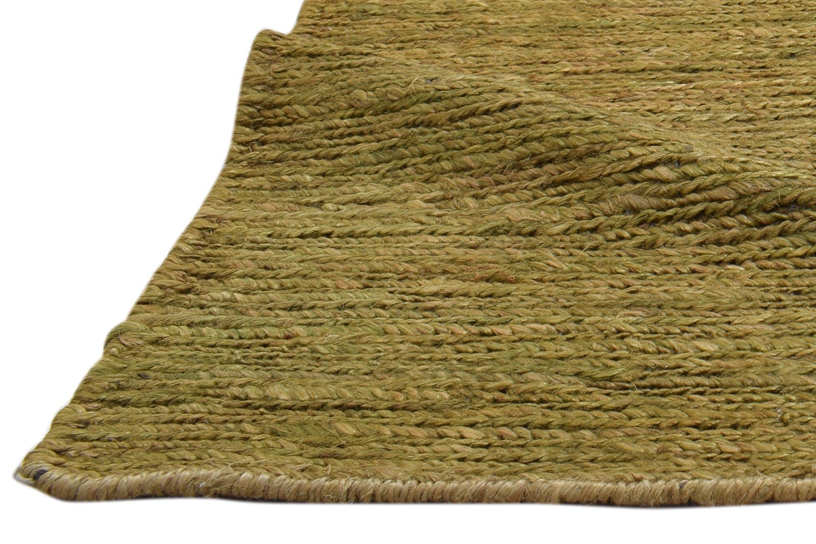 Hand Knotted Brown Jute Rug 2' X 3' Modern Scandinavian Solid Small Carpet 7860703330453