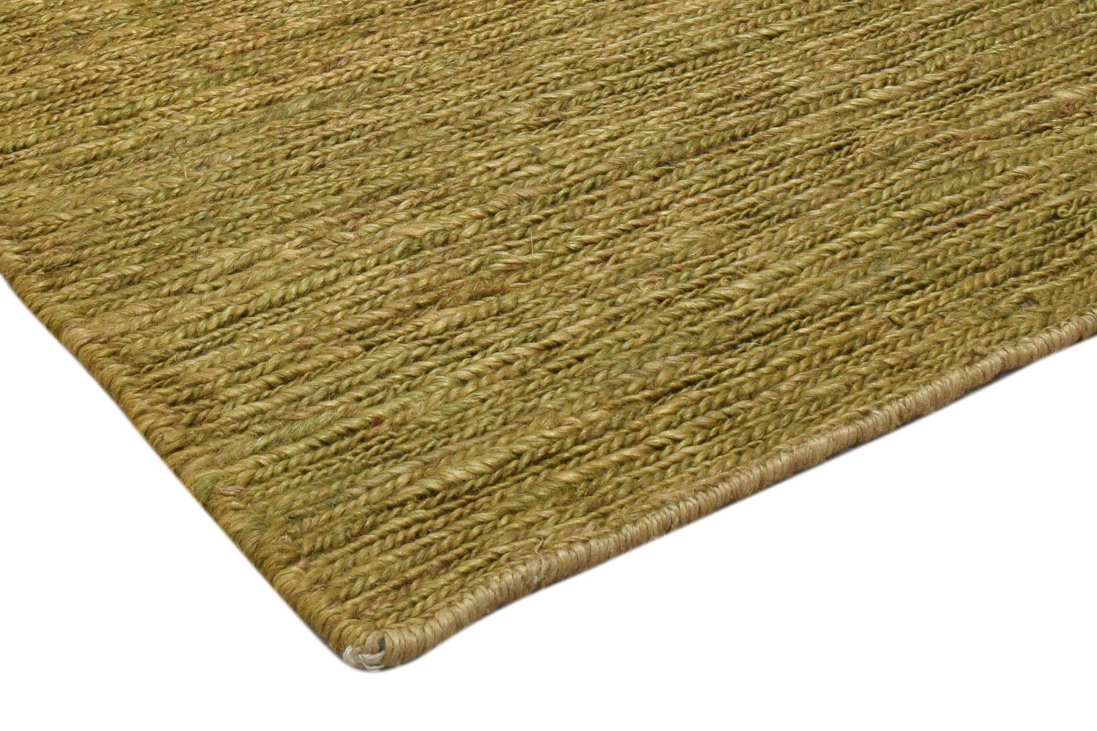 Hand Knotted Brown Jute Rug 2' X 3' Modern Scandinavian Solid Small Carpet 7860703330453