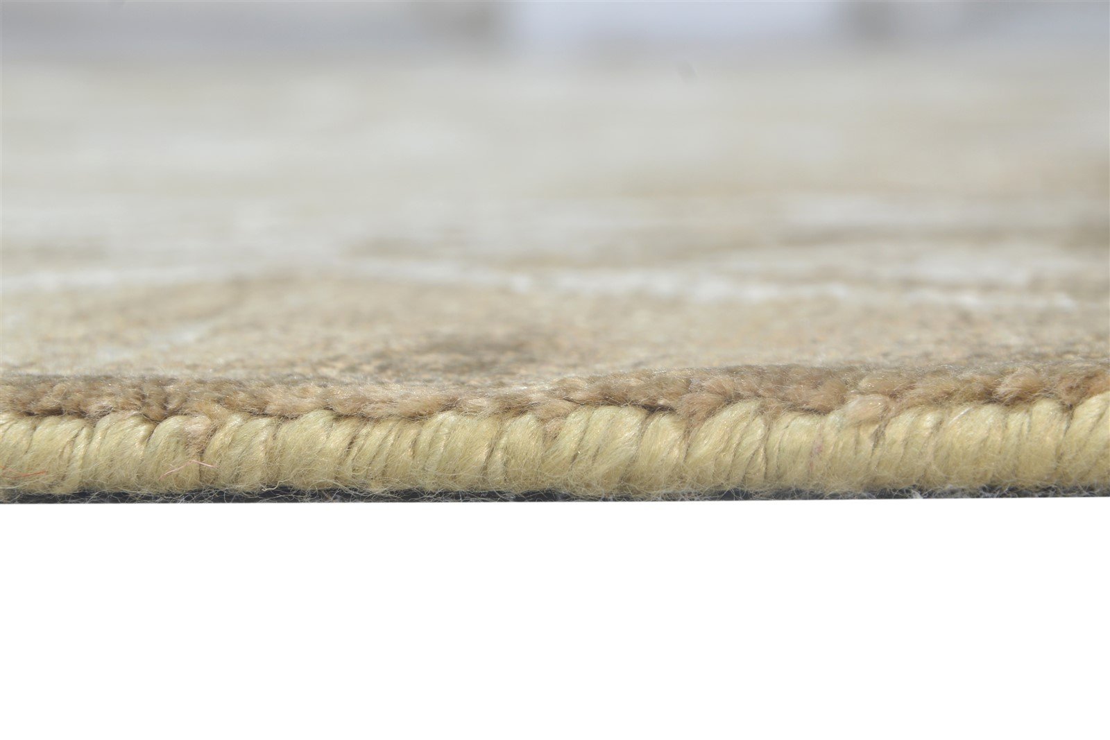 Laurette Hand Knotted Brown Silk Rug 6' X 8' Modern Moroccan Diamond 7865068716181