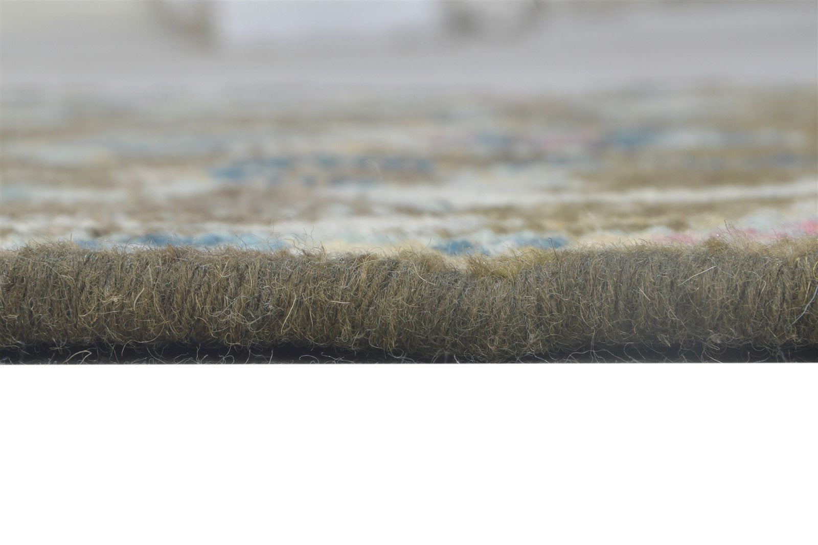 Hand Knotted Brown Wool Rug 3' X 8' Persian Oushak Oriental Small Runner 7865017368725