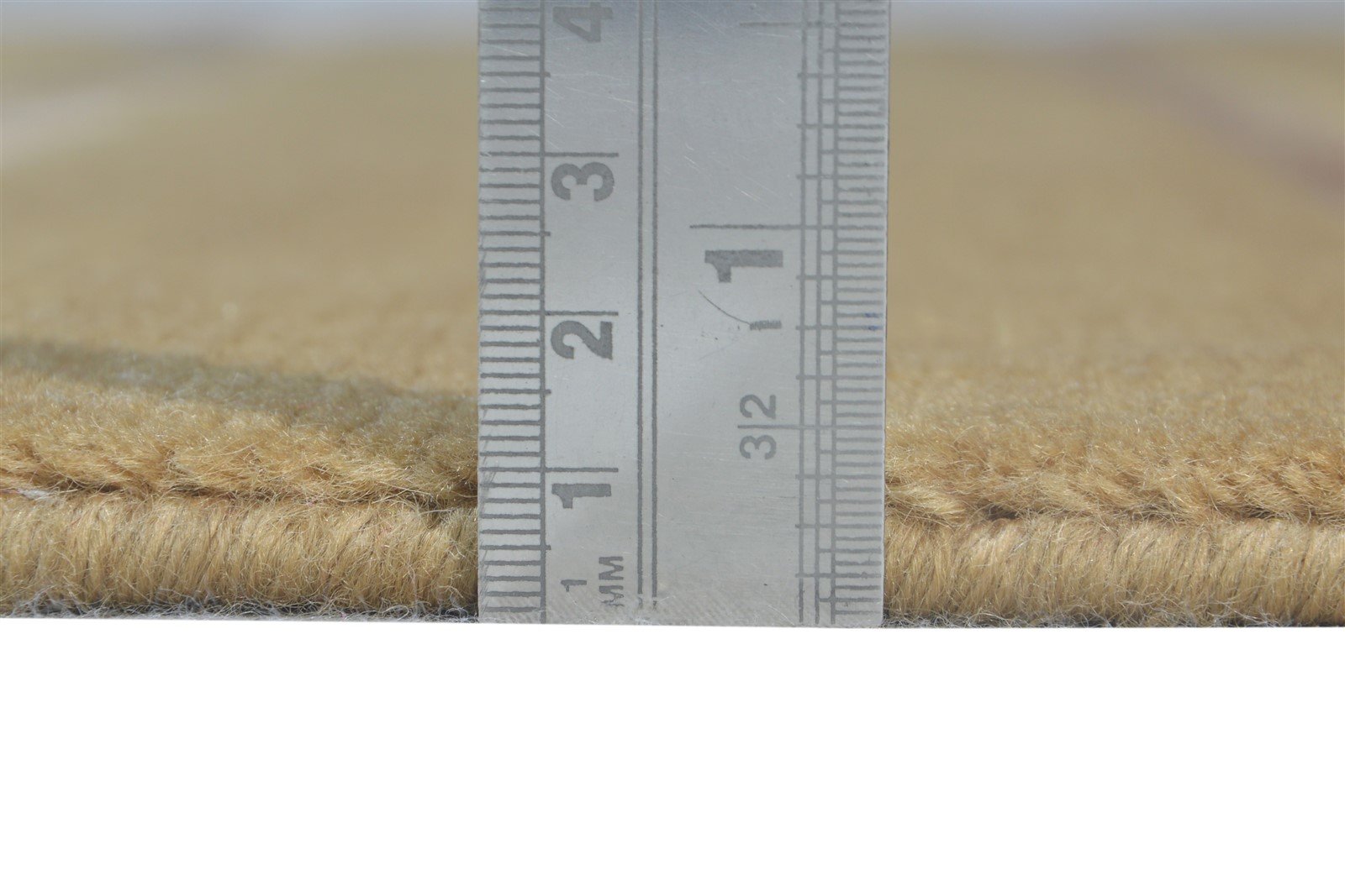 Hand Knotted Brown Wool / Silk Rug 4X6 Southwestern Gabbeh Striped Room Size 7865108791445