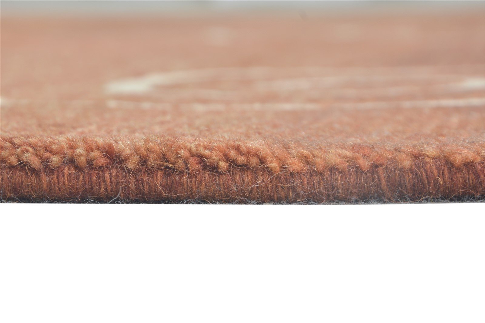 Hand Knotted Brown Wool / Silk Rug 6X8 Modern American Swirls Room Size Carpet 7865067733141