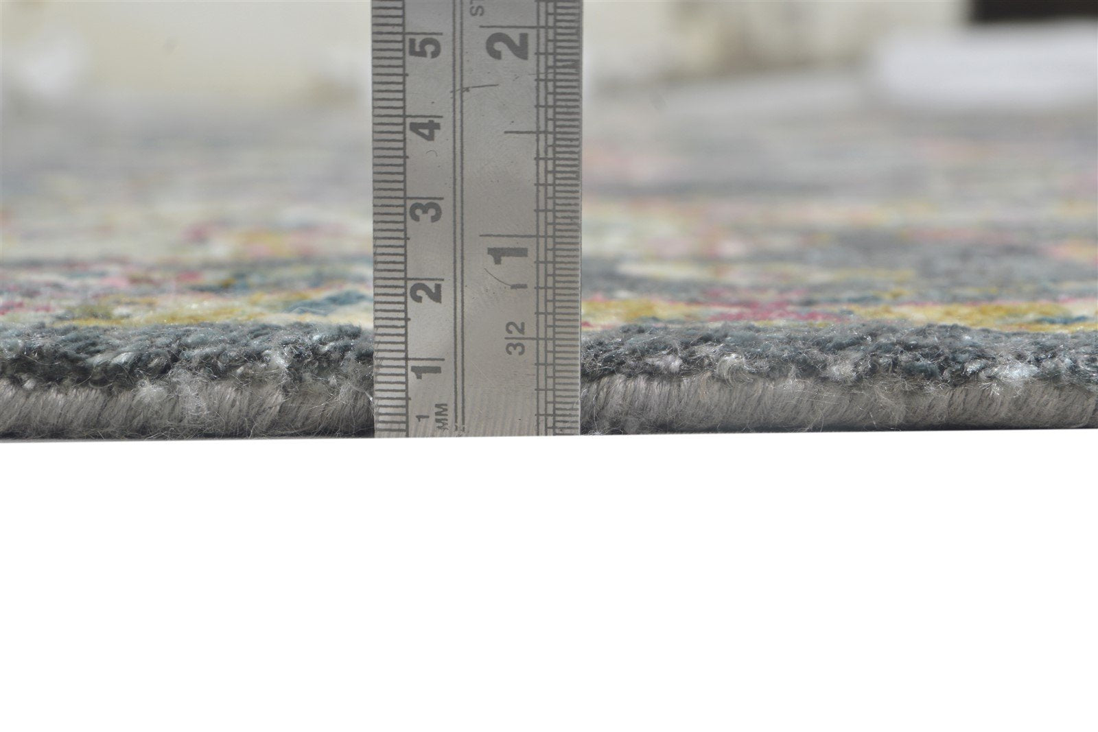 Marj Hand Knotted Charcoal Silk Rug 8' X 10' Modern Bohemian Oriental 7864103239829
