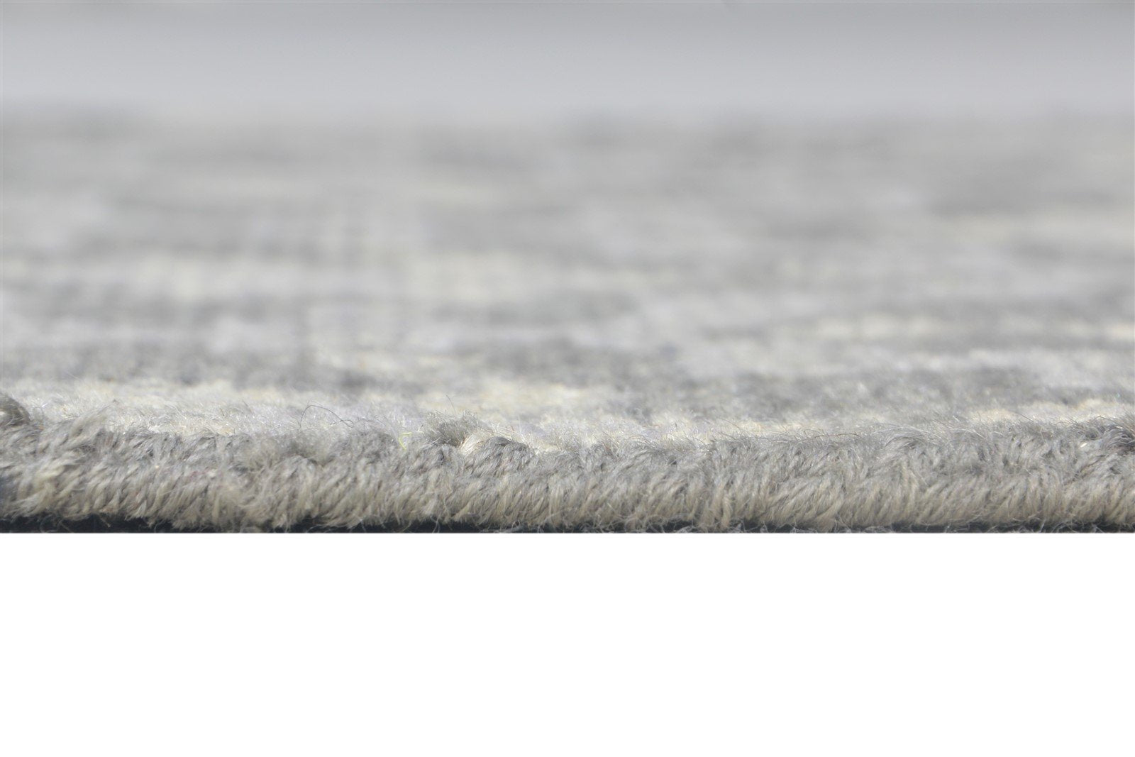 Hand Knotted Charcoal Wool Rug 2' X 2' Persian Moroccan Oriental Small Carpet 7864924766357
