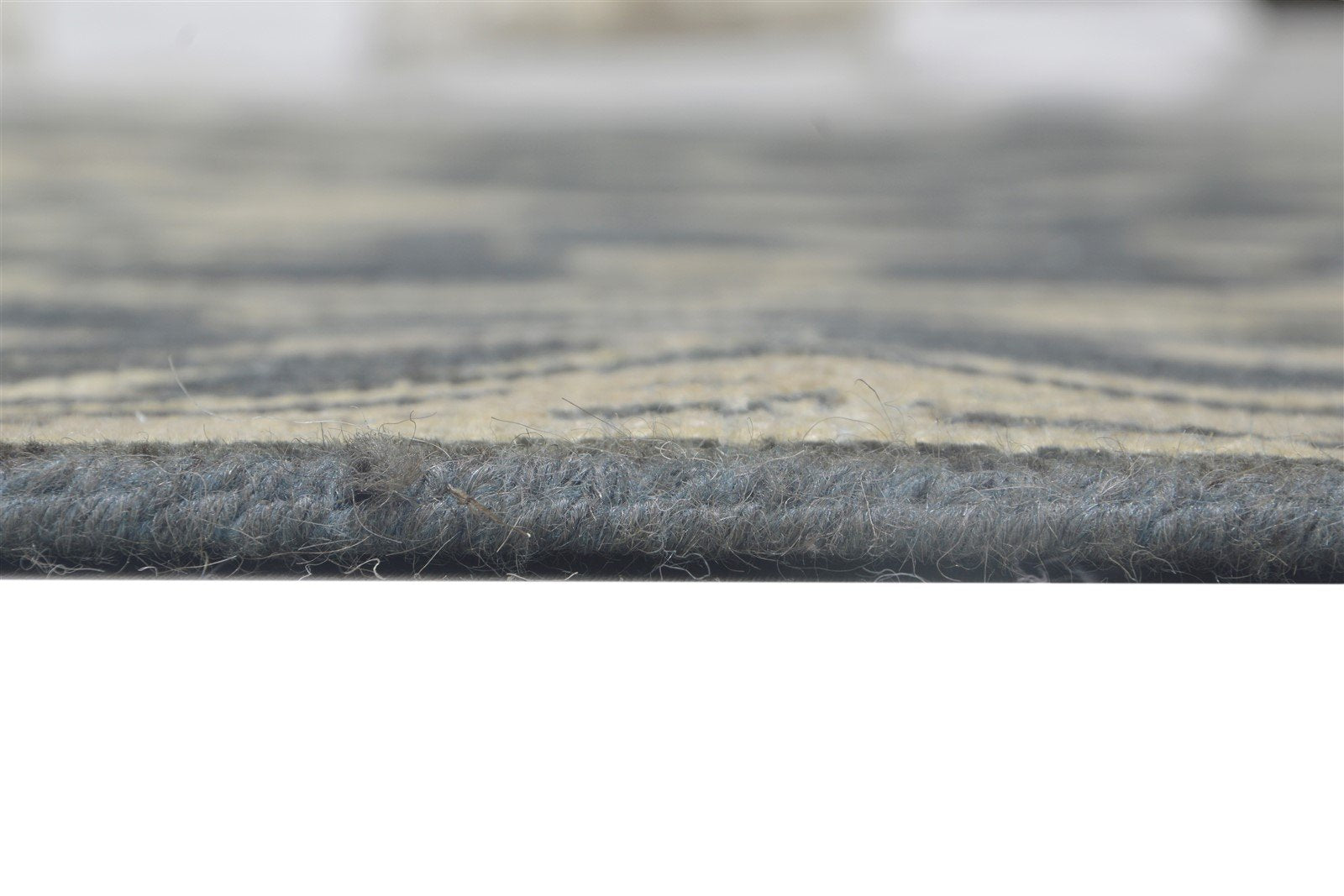 Hand Knotted Charcoal Wool Rug 6' X 9' Persian Oushak Oriental Room Size Carpet 7864103895189