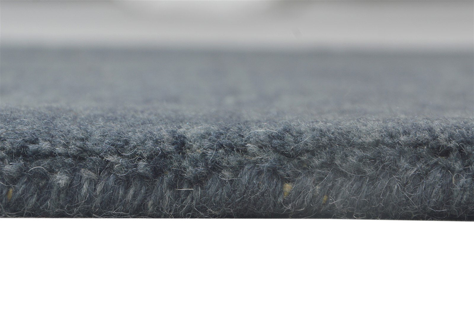 Hand Knotted Charcoal Wool / Silk Rug 2X2 Modern Scandinavian Solid Small 7864131879061