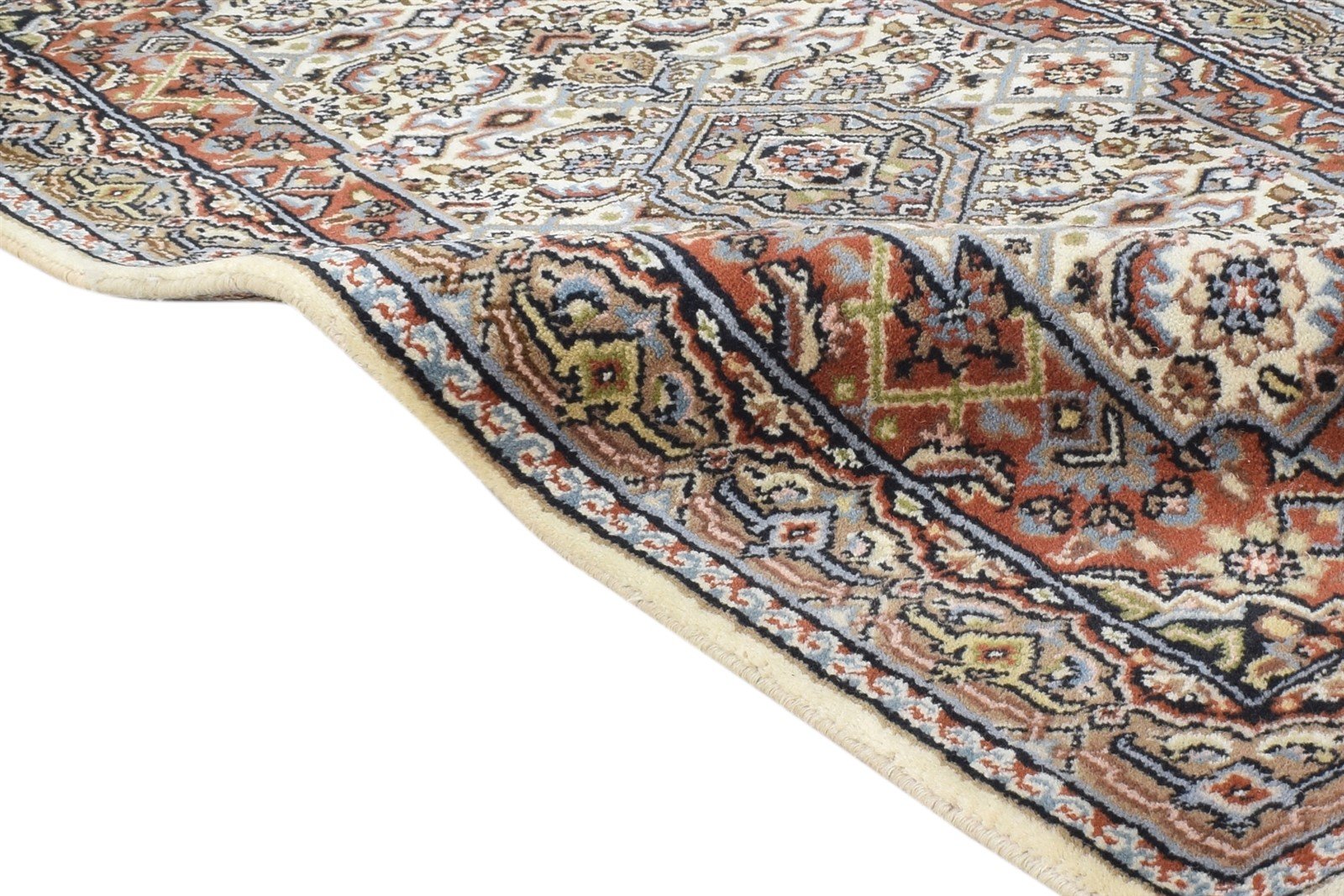 Hand Knotted Cream Wool Rug 2'6 X 4' Persian Tabriz Oriental Small Carpet 7864679104661