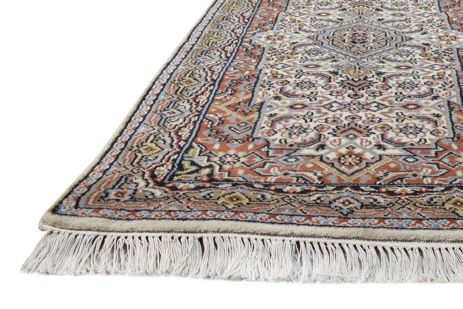 Hand Knotted Cream Wool Rug 2'6 X 4' Persian Tabriz Oriental Small Carpet 7864679104661