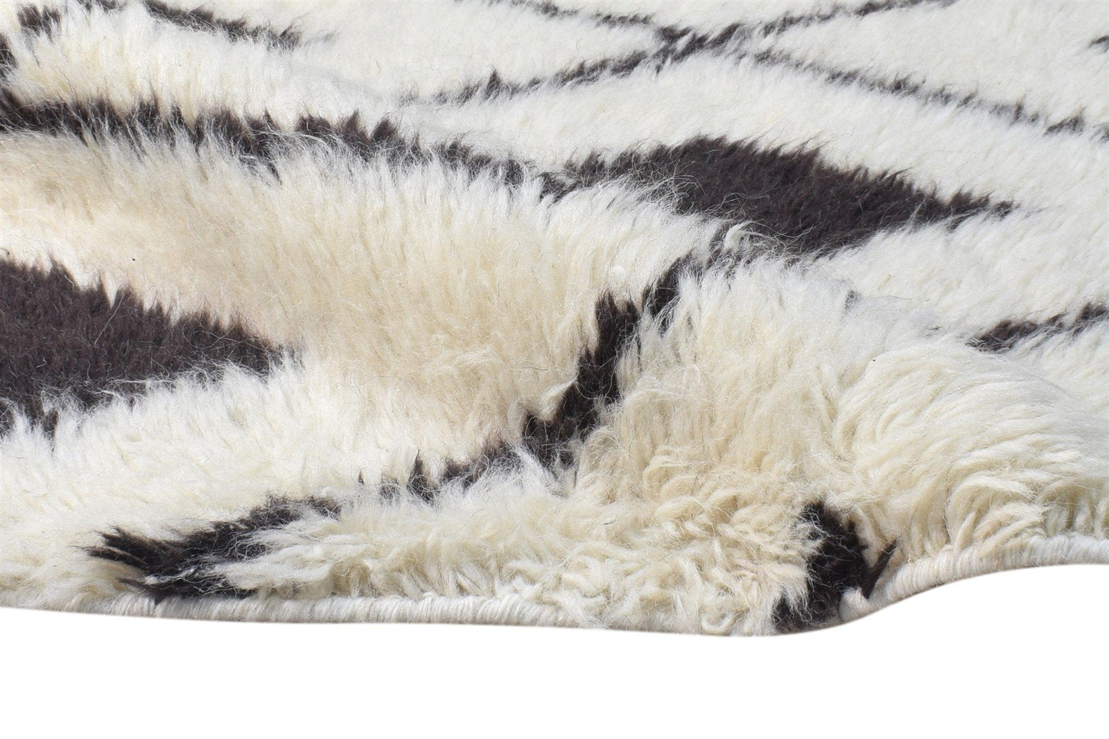 Olenka Hand Knotted Cream Wool Rug 2' X 3' Modern Scandinavian Diamond 7865123537045