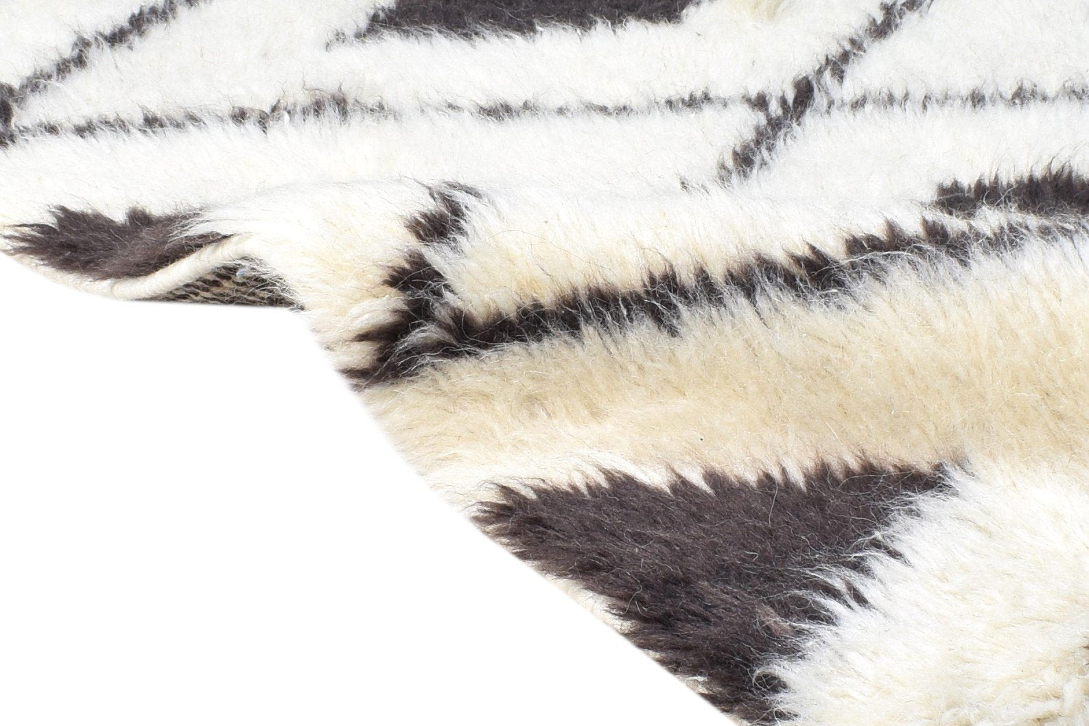 Olenka Hand Knotted Cream Wool Rug 2' X 3' Modern Scandinavian Diamond 7865123537045