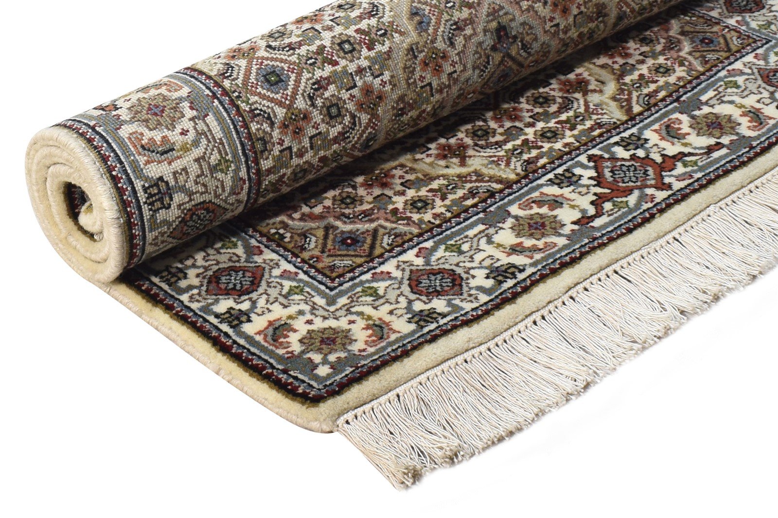 Hand Knotted Cream Wool Rug 2' X 3' Persian Tabriz Oriental Small Carpet 7864674549909