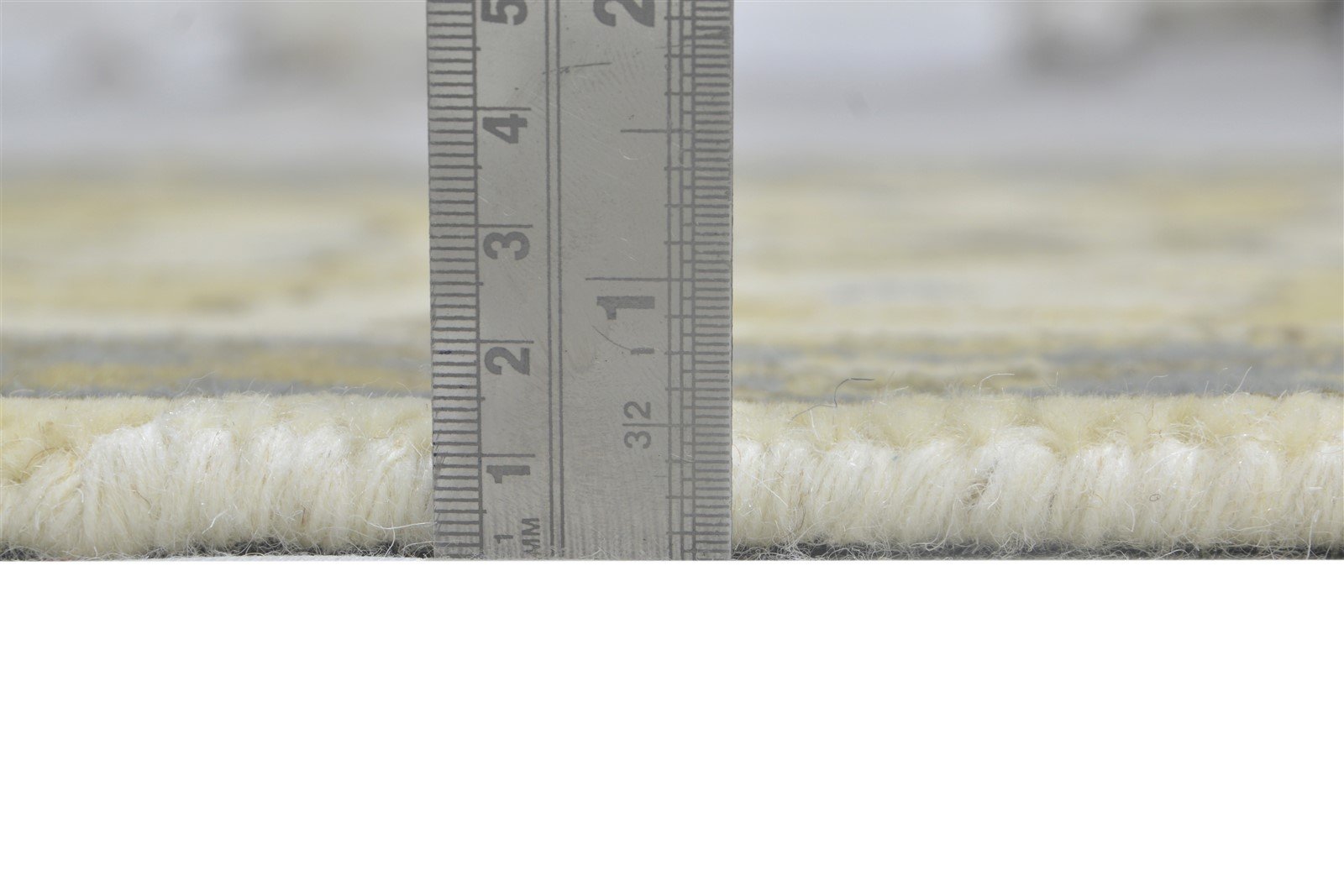 Hand Knotted Cream Wool Rug 3' X 12' Persian Oushak Oriental Small Runner 7864831803541