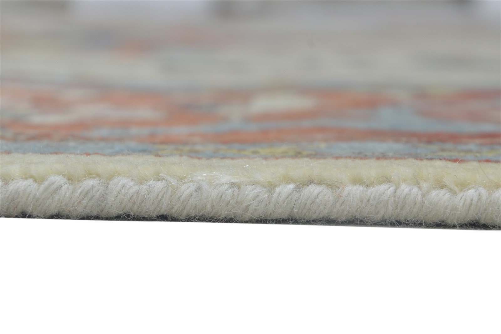 Hand Knotted Cream Wool Rug 8' X 10' Persian Serapi Oriental Large Carpet 7864193876117