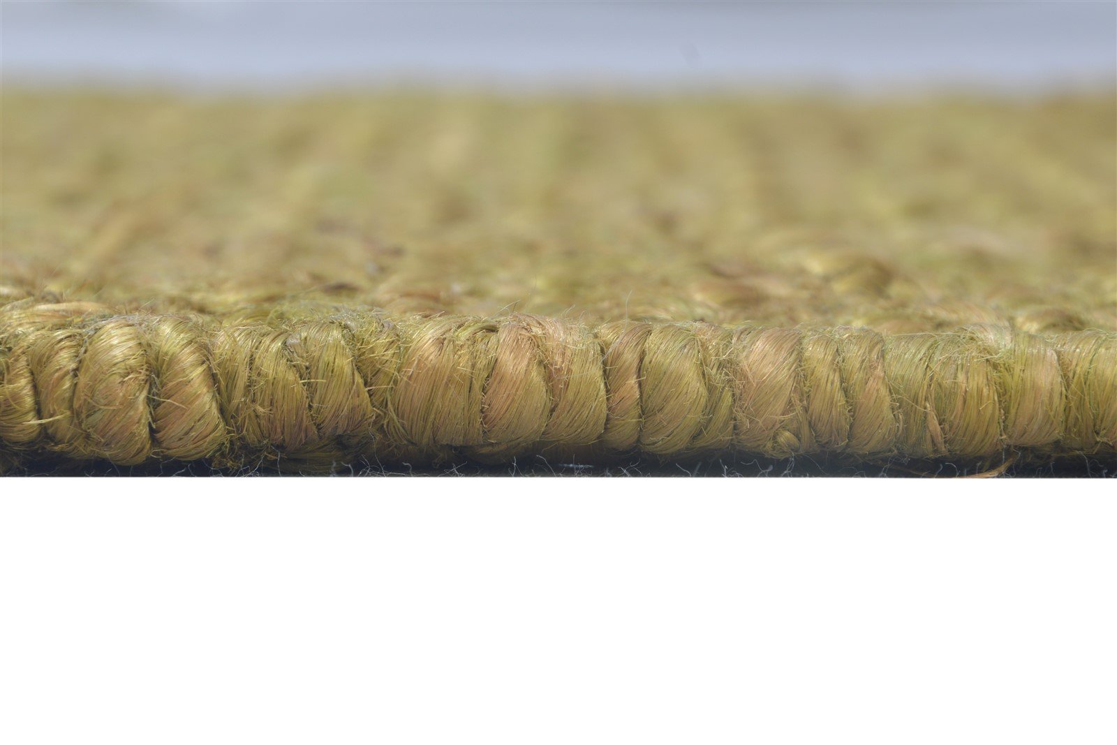 Hand Knotted Gold Hemp Rug 2'6 X 2' Modern Scandinavian Solid Small Carpet 7864502255765